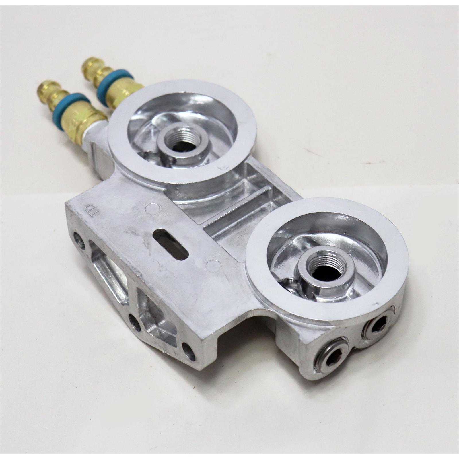 Dual Horizontal Remote Oil Filter Bracket