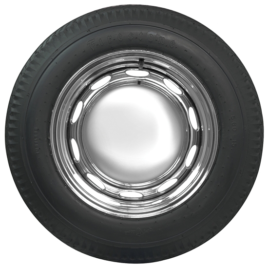 Garage Sale Firestone Vintage Bias Tires, 56015 Blackwall