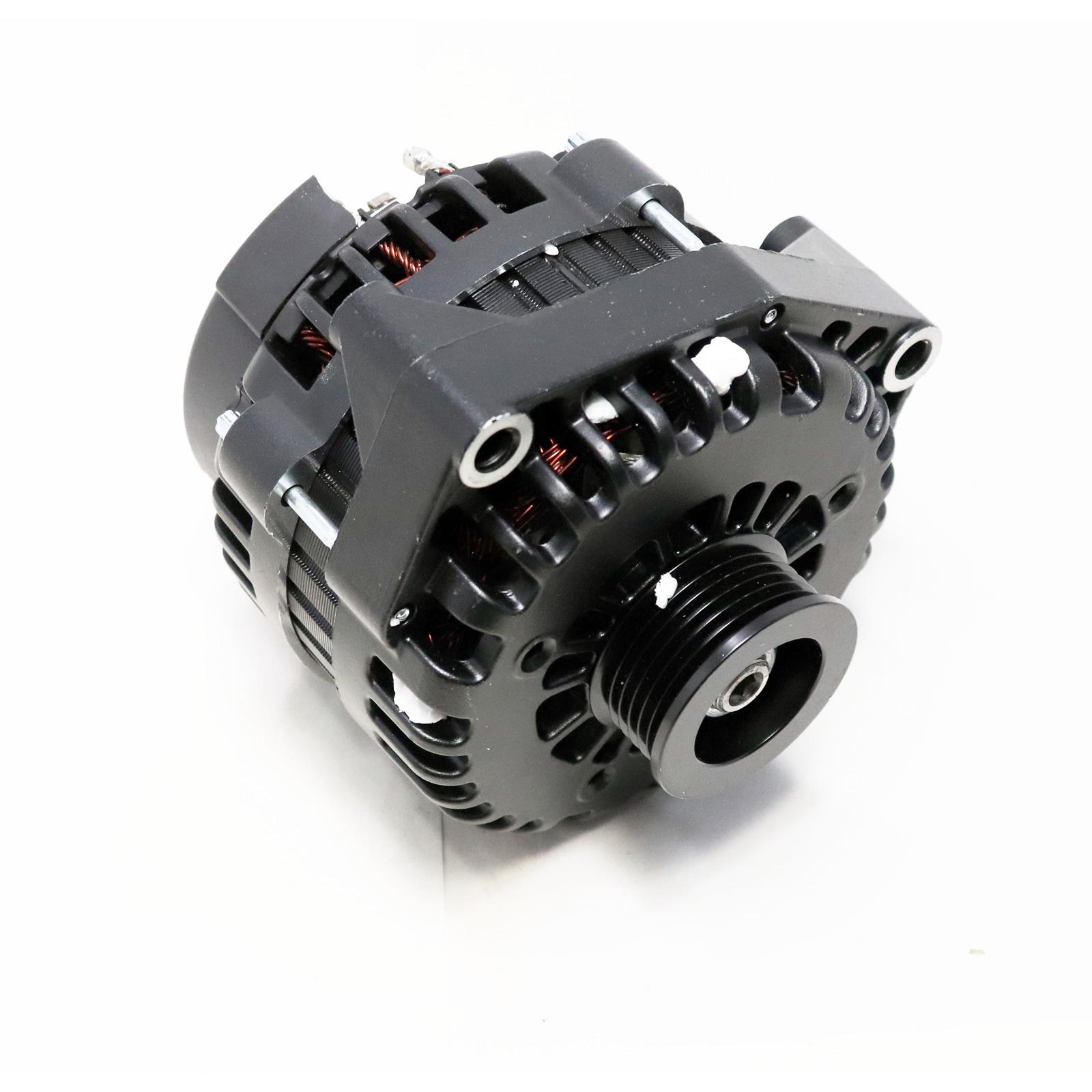 GM AD244 Style High Output 220 Amp All Black Alternator