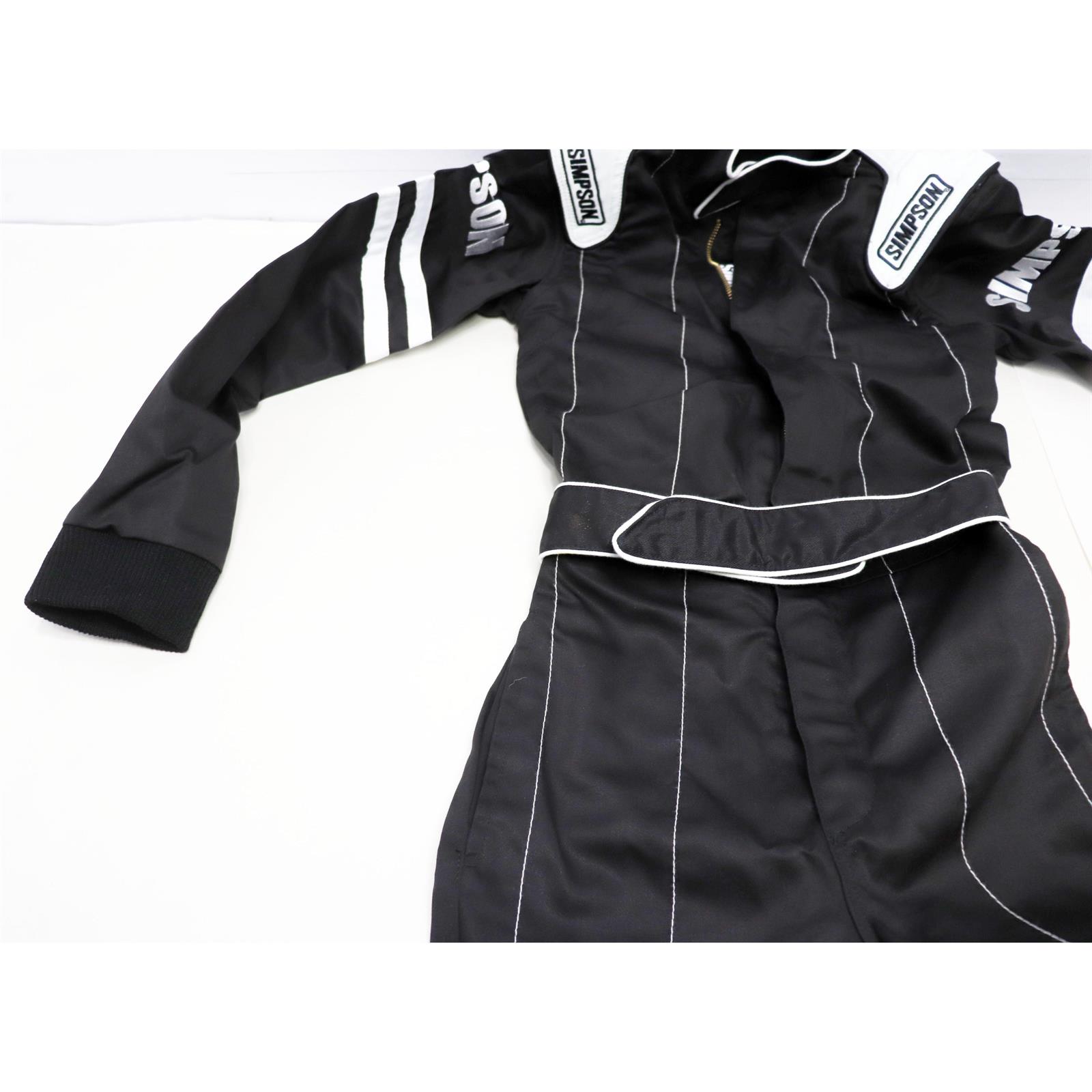 Simpson LY22071 Legend II Youth Racing Suit, Black, XS