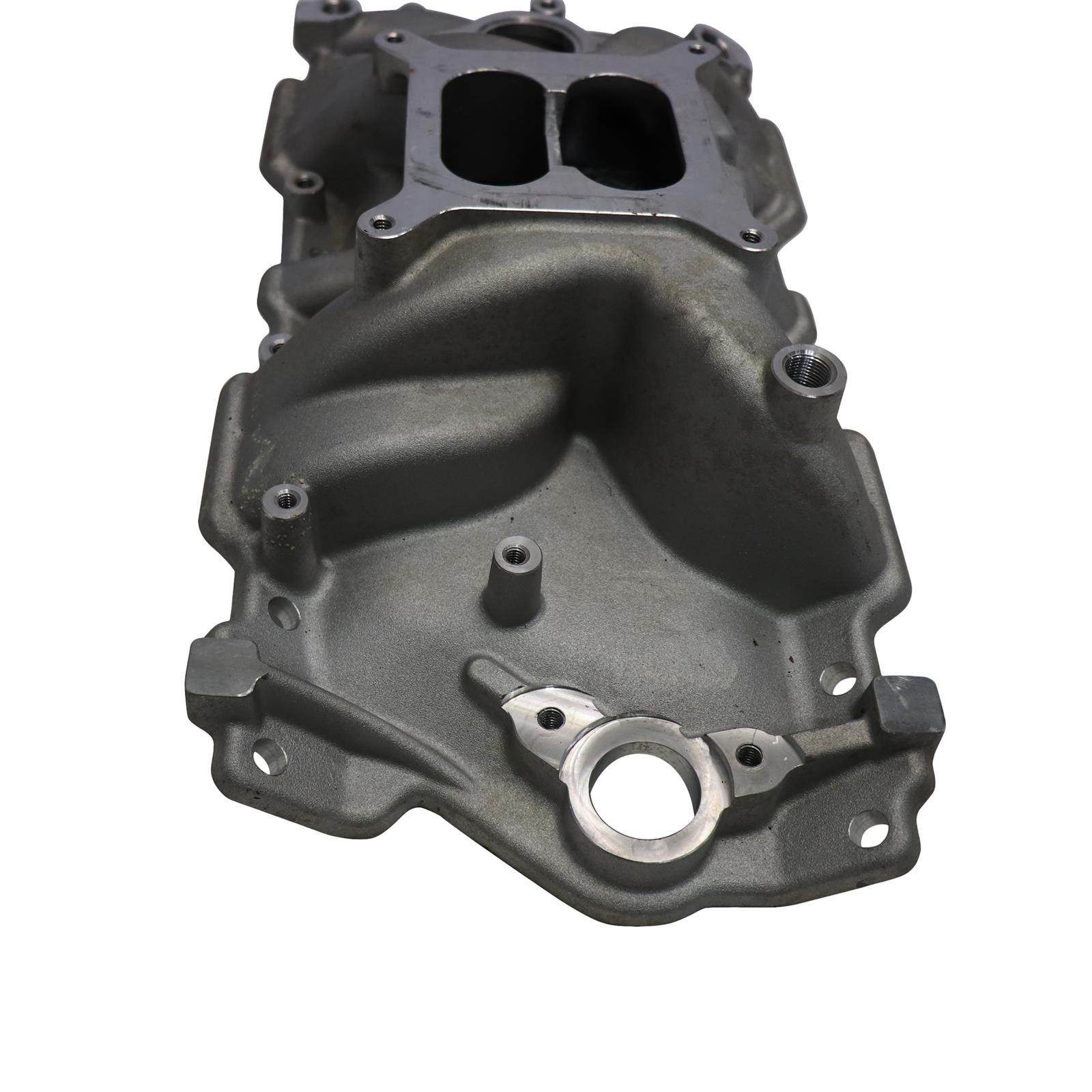 Speedway Small Block Chevy HiRise Intake Manifold, Plain Finish