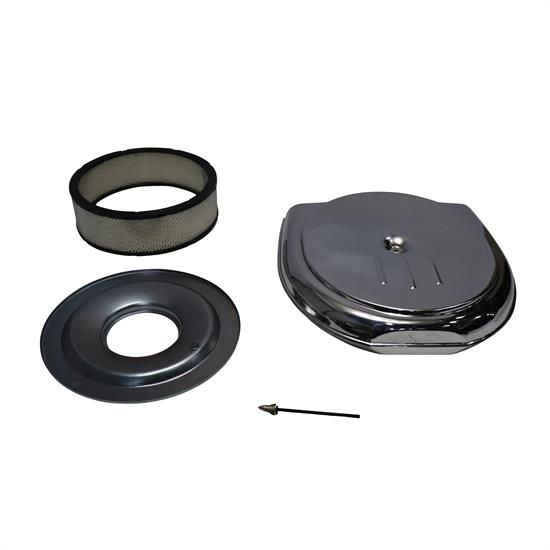 Round Paper Filter Replacement Black Steel Retro Air Cleaner With Paper Filter For Oldsmobile & Cadillac (1951-1956) Oldsmobile Cadillac Air Cleaner