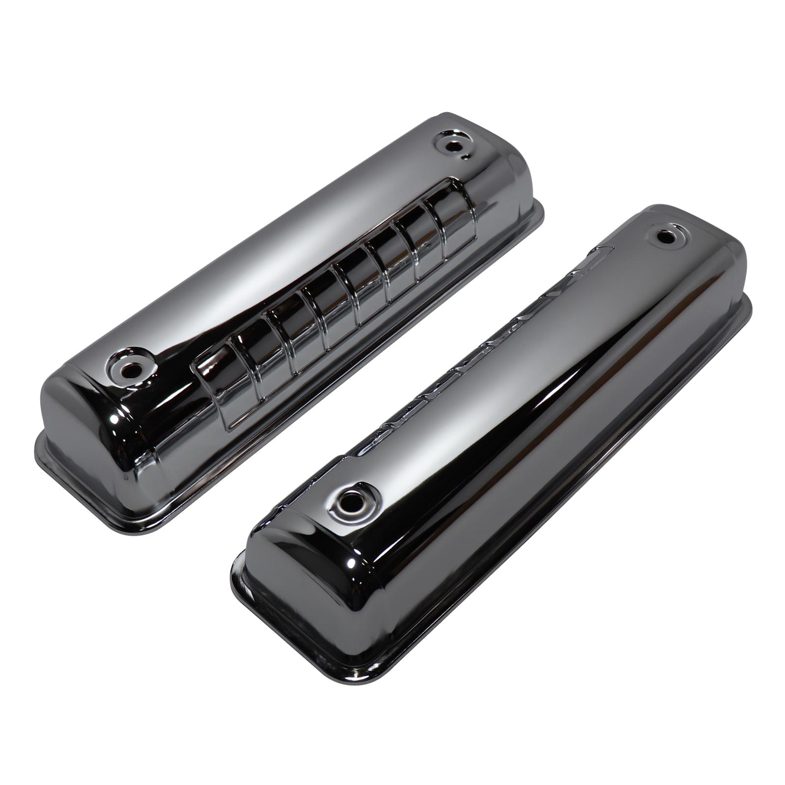 Ford YBlock Chrome Steel Valve Cover