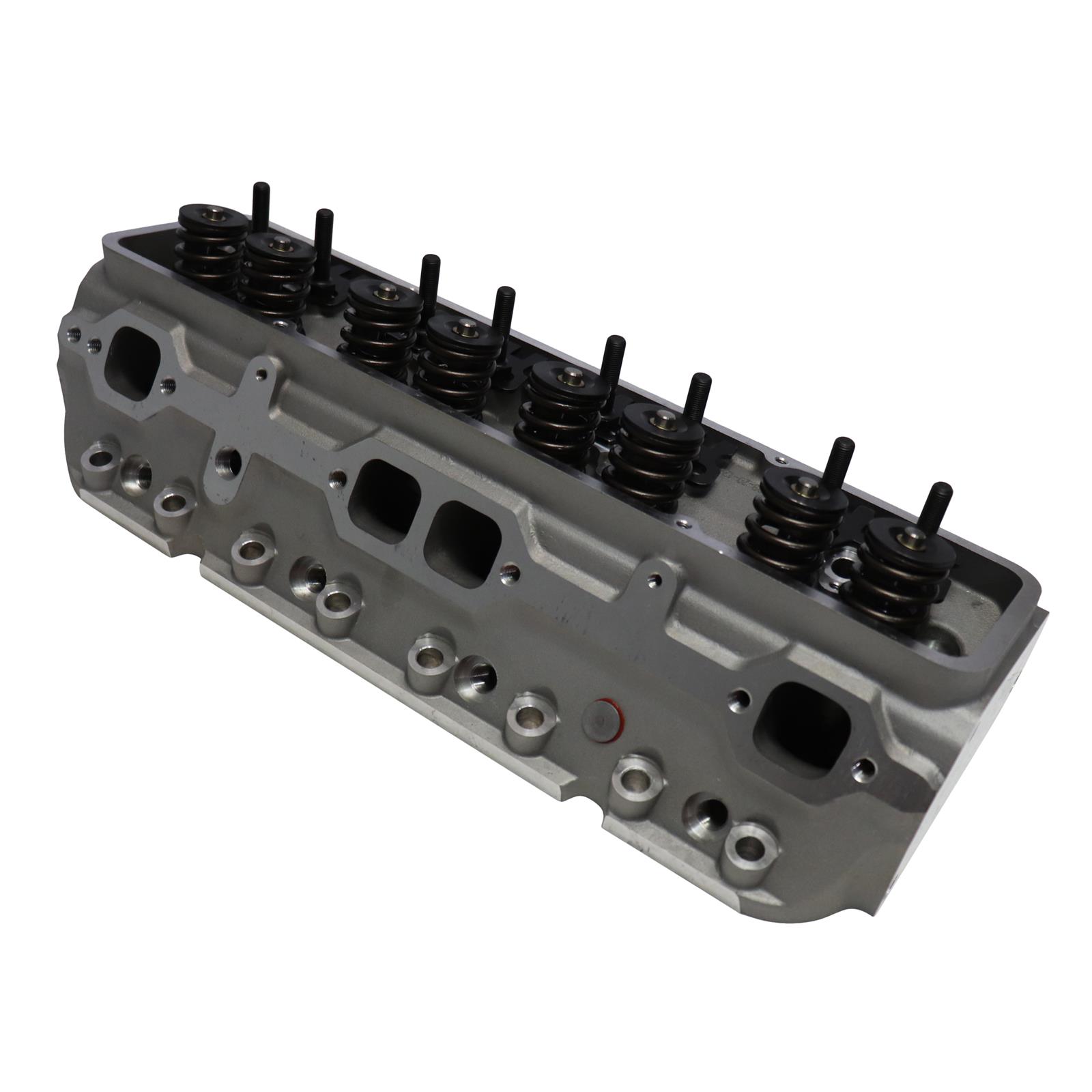 FloTek 102505 Assembled S/B Chevy Aluminum Head, Straight Plug