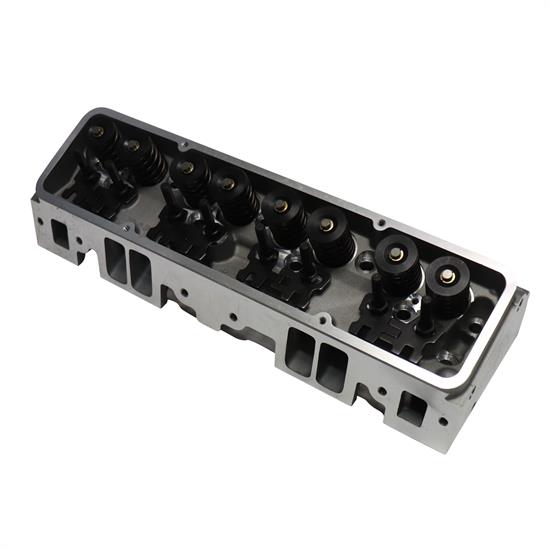 FloTek 102505 Assembled S/B Chevy Aluminum Head, Straight Plug