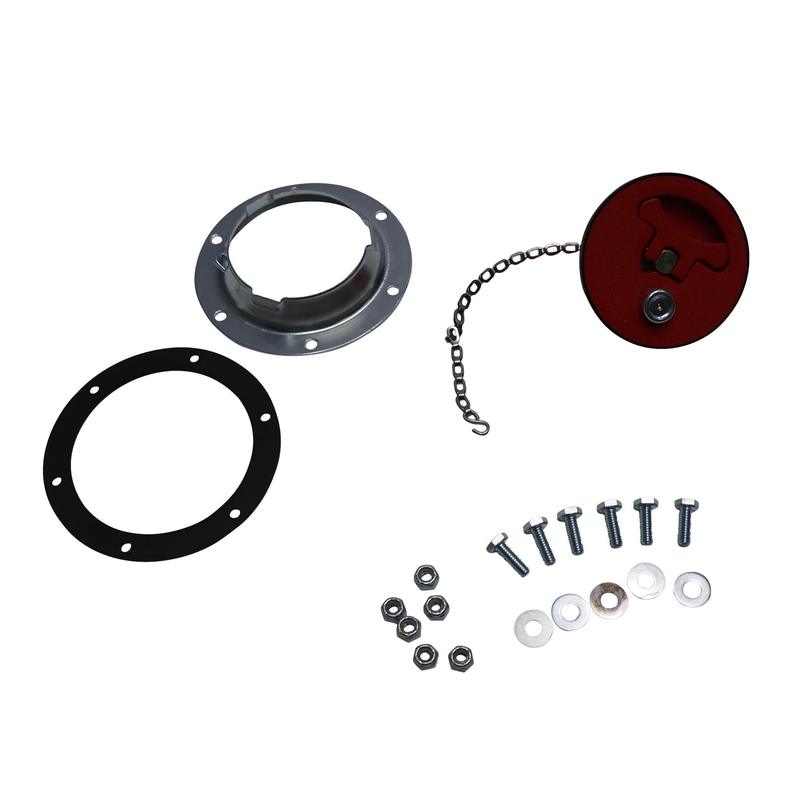 Speedway AircraftStyle FlushMount Fuel Fill Filler Neck and Cap