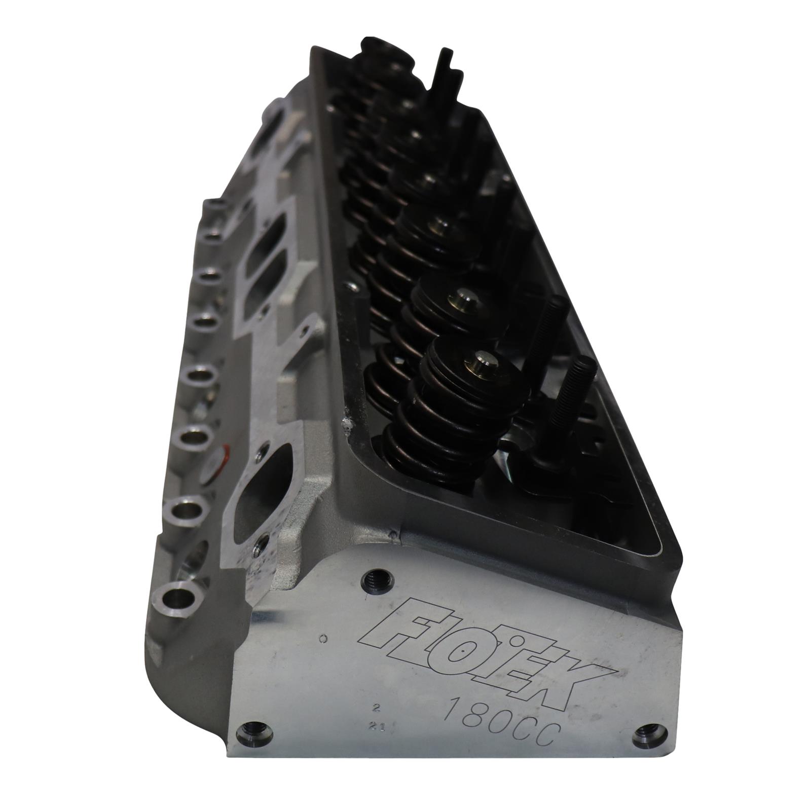 FloTek 102505 Assembled S/B Chevy Aluminum Head, Straight Plug