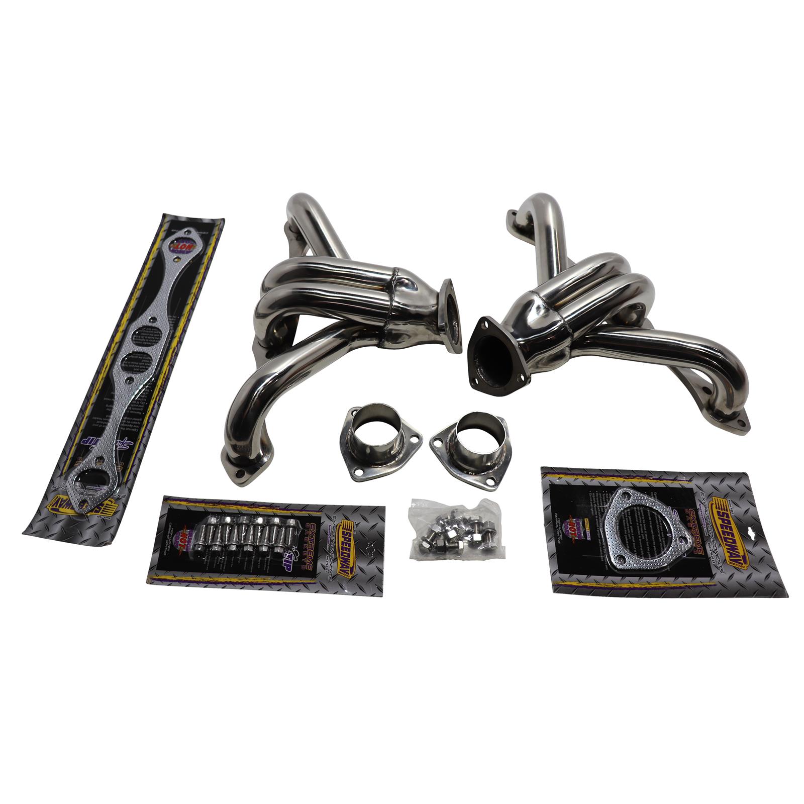 TightFit Stainless Steel Small Block Chevy Block Hugger Headers