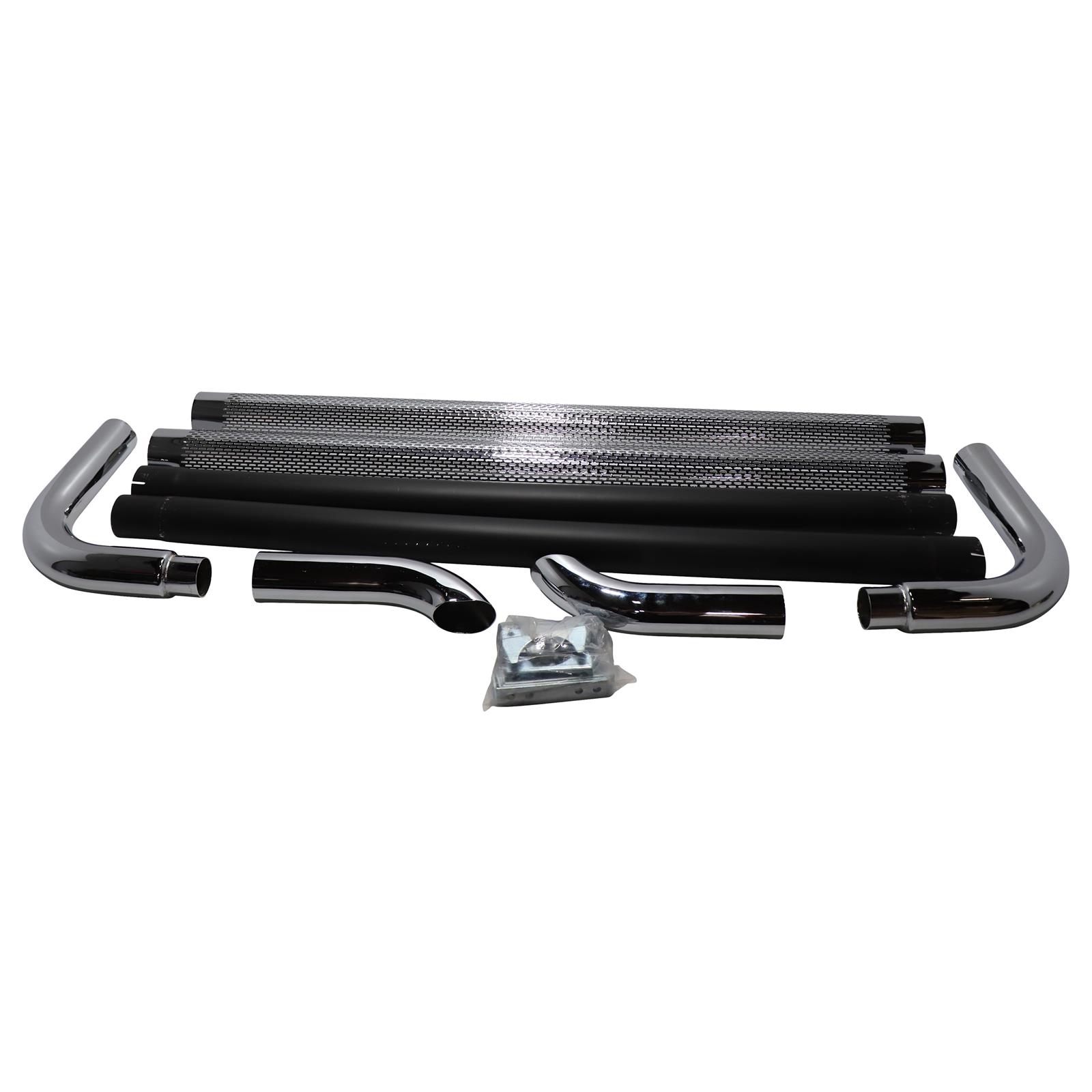 Patriot Exhaust H1080 Chrome Side Pipes wMufflers 80 Inch PR