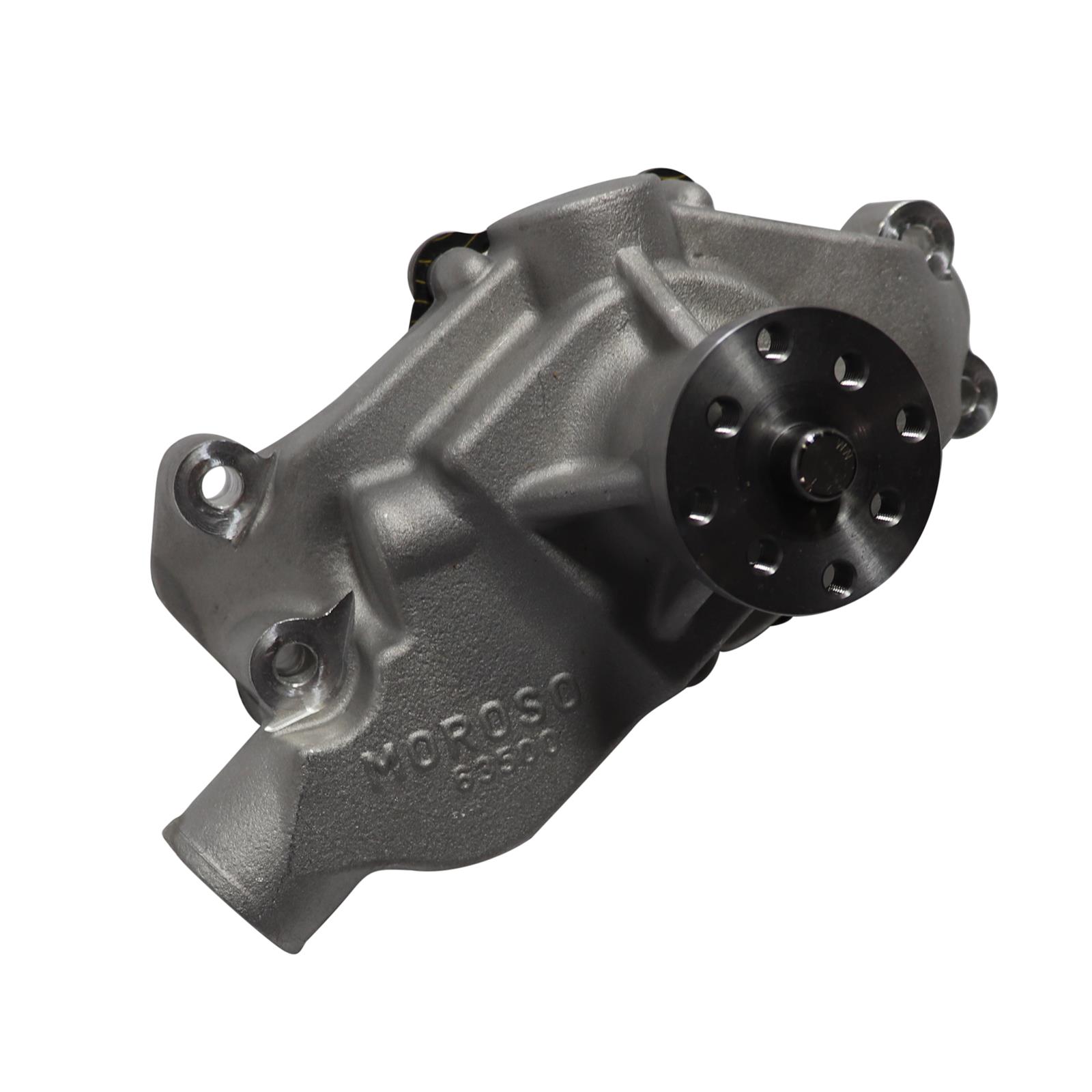 Teledu Chevy BBC 454 Straight Impeller High Volume Aluminum Short Water Pump Satin Teledu Chevy BBC 454 Straight Impeller High Volume Aluminum Short Water Pump Satin
