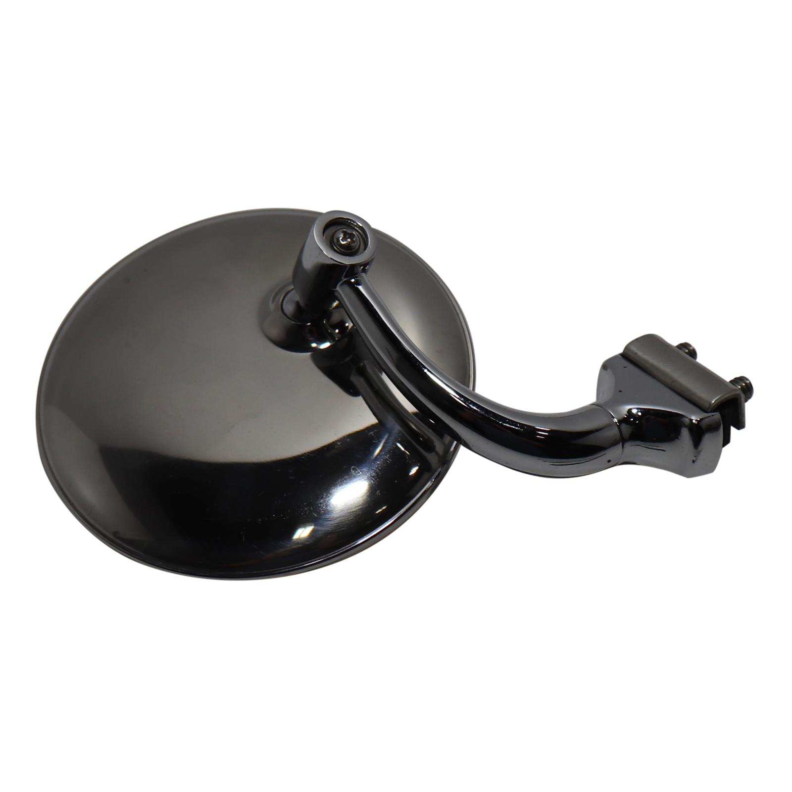 Universal L/R Side ClampOn Rear View Door Top Peep Mirror, 4 In