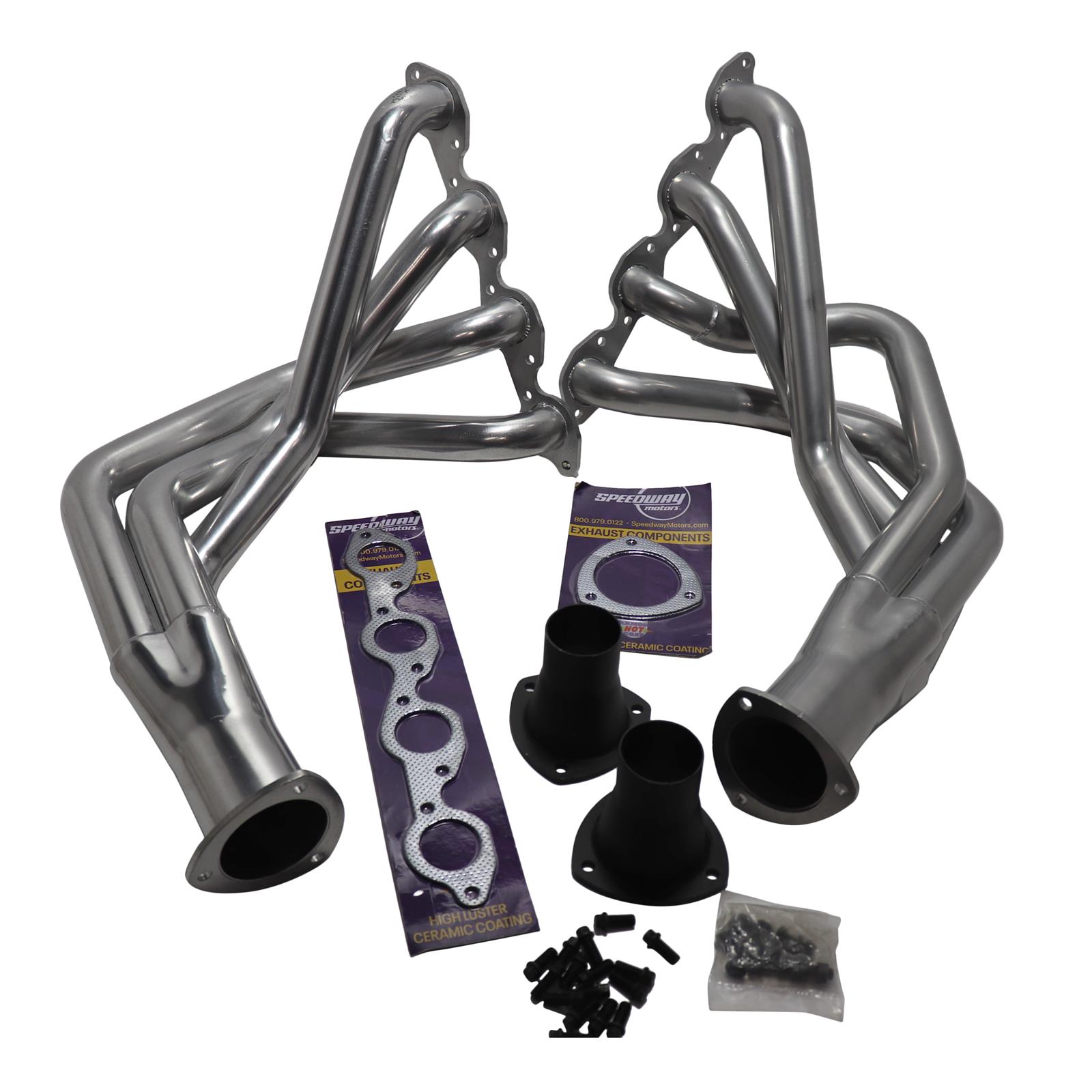 Big Block Chevy Fenderwell Headers for 195557 Chevy, AHC Coated