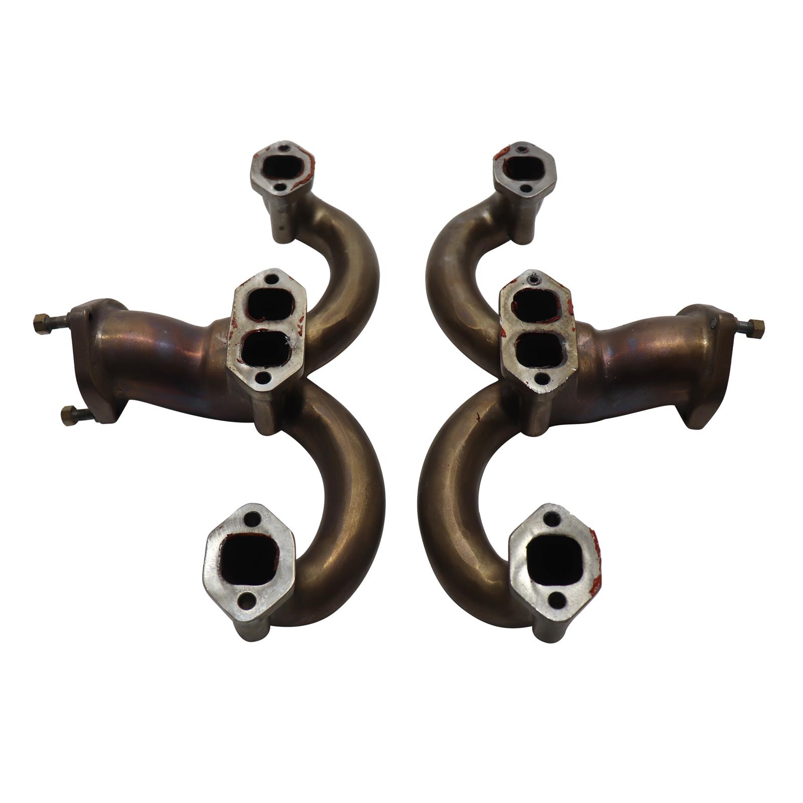 TruRam® SBC Exhaust Manifolds, Unpolished Stainless