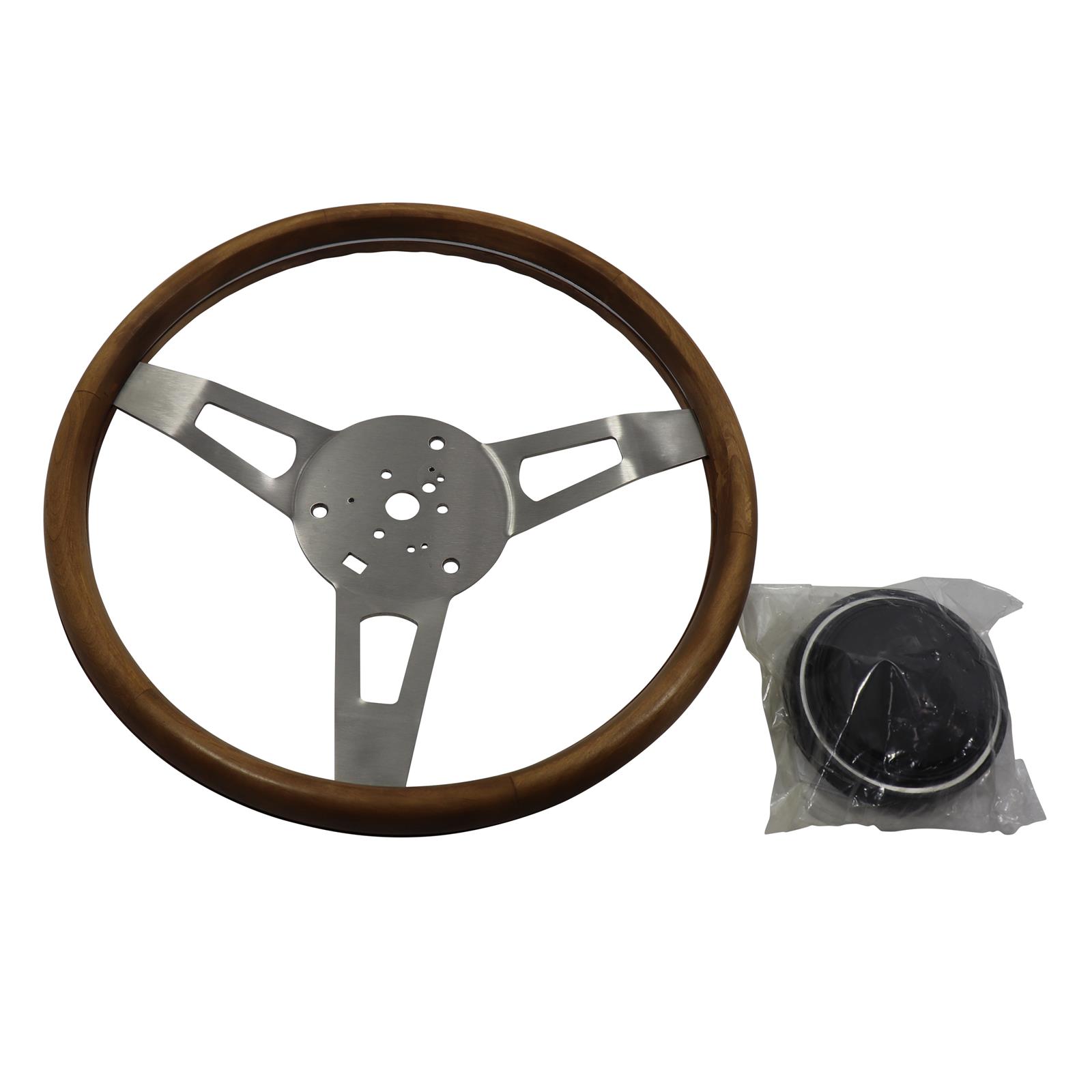 Grant 246 Classic Nostalgia Steering Wheel, 15 Inch, Walnut