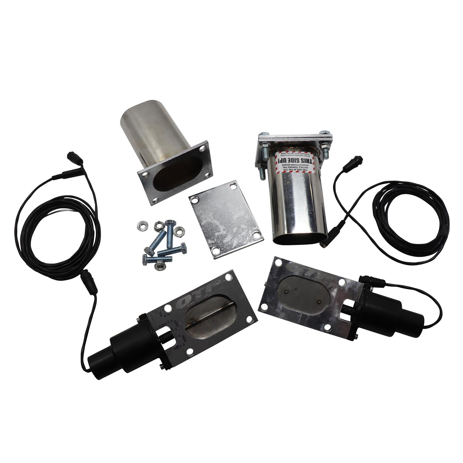 Quick Time QTEC66 QTP Exhaust Cutout, Dual Oval Valves