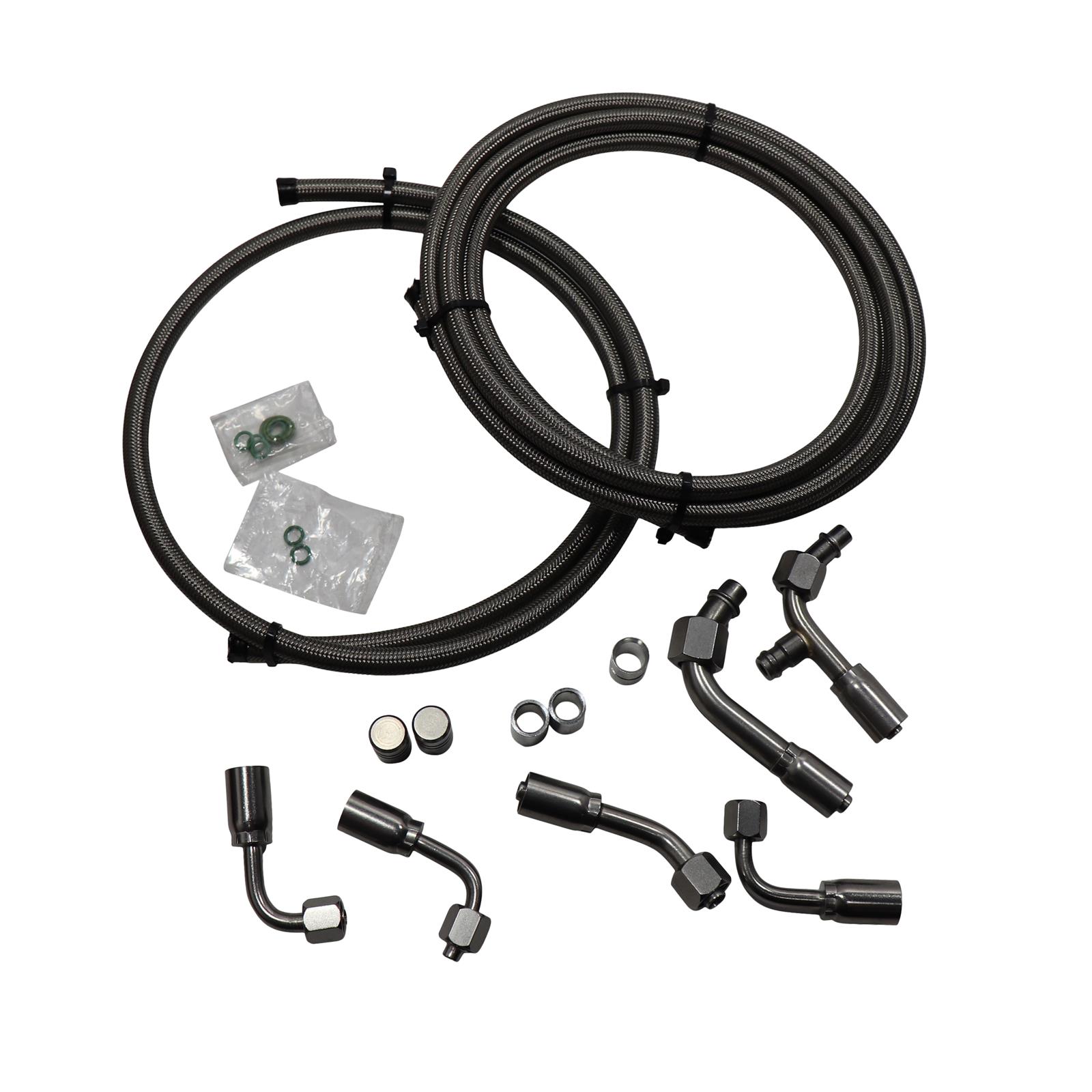 Gotta Show 343100 Braided Stainless Steel A/C Hose Kit