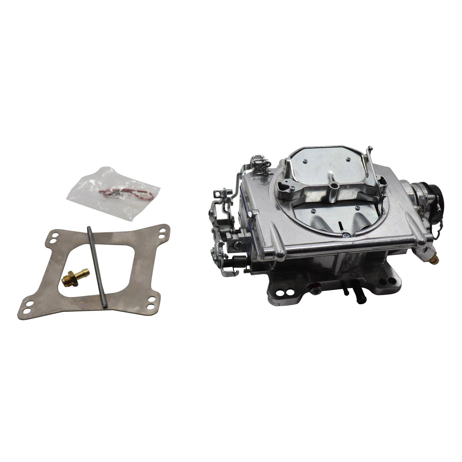 Street Demon 1900 625 CFM 4 Barrel Carburetor, Ball Burnished Alu