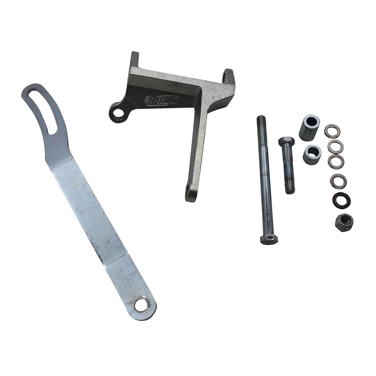 Small Block Chevy Upper Alternator Bracket, Plain