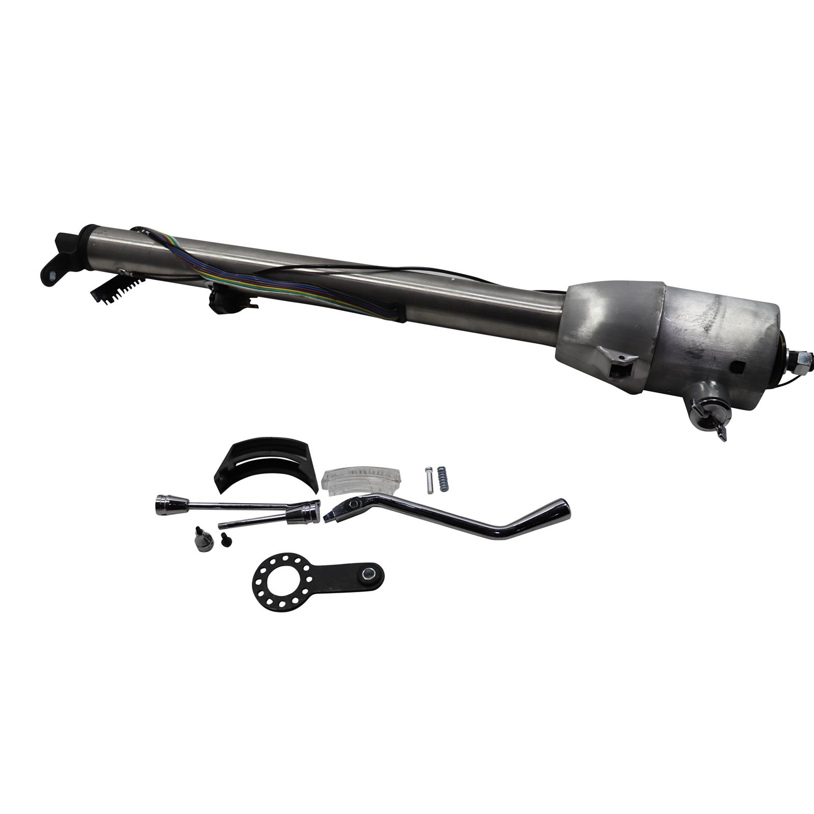 Universal Tilt Column Shift Steering Column, 30 In, Raw, Key
