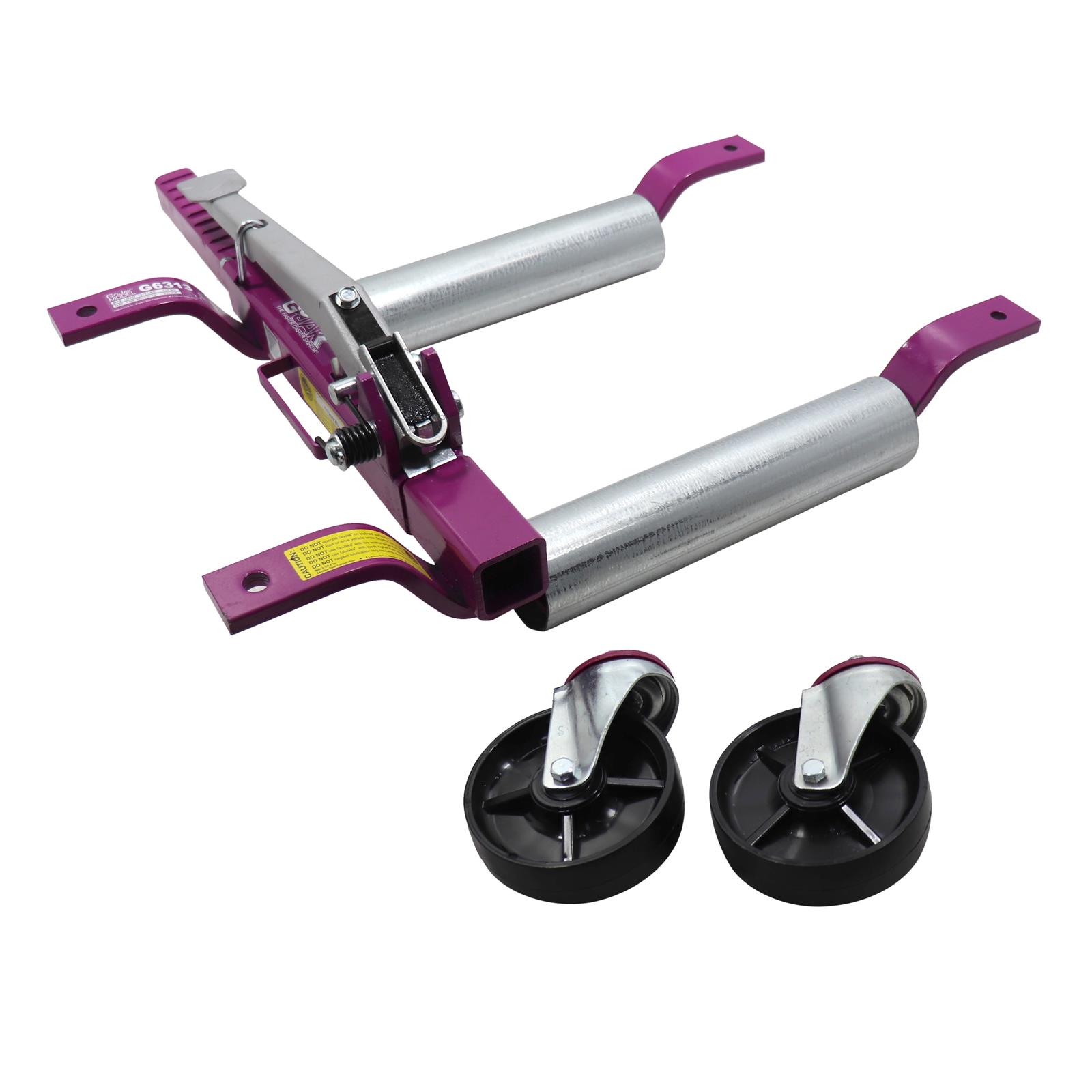 GoJak G6313L Car Wheel Dolly Jack, 13 Inch Wide Tire, LeftHand