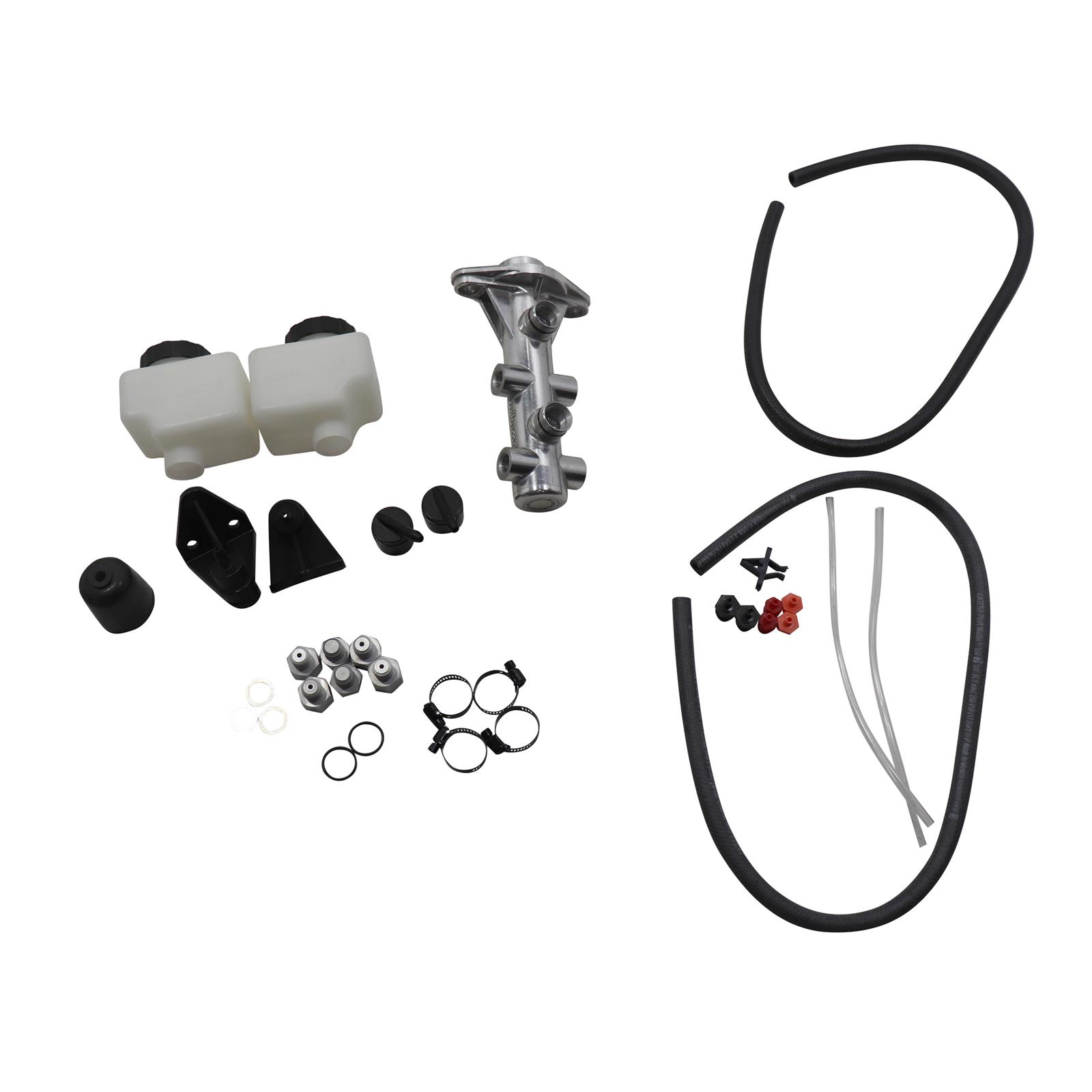 Wilwood 26114250P Remote Tandem Master Cylinder Kit, 15/16 Inch