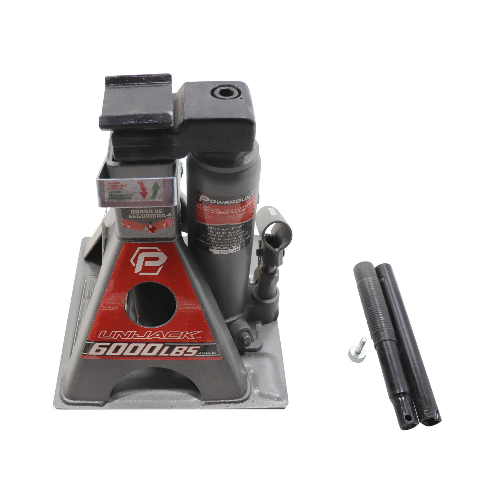 Powerbuilt 620471 Unijack Bottle Jack/Jackstand, 6000 Lb.