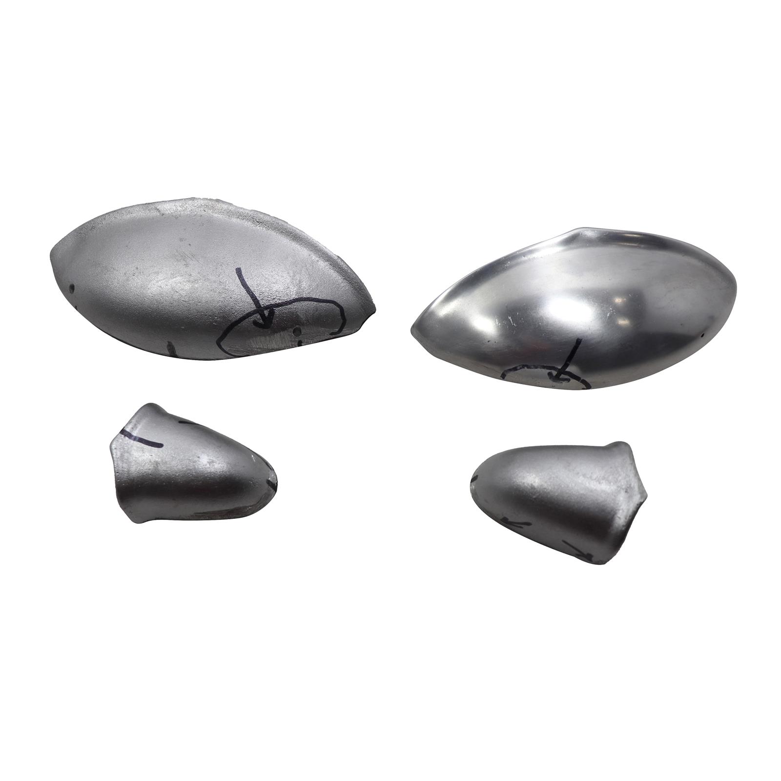 Drum Brake Backing Plate Scoops, Lincoln, Aluminum