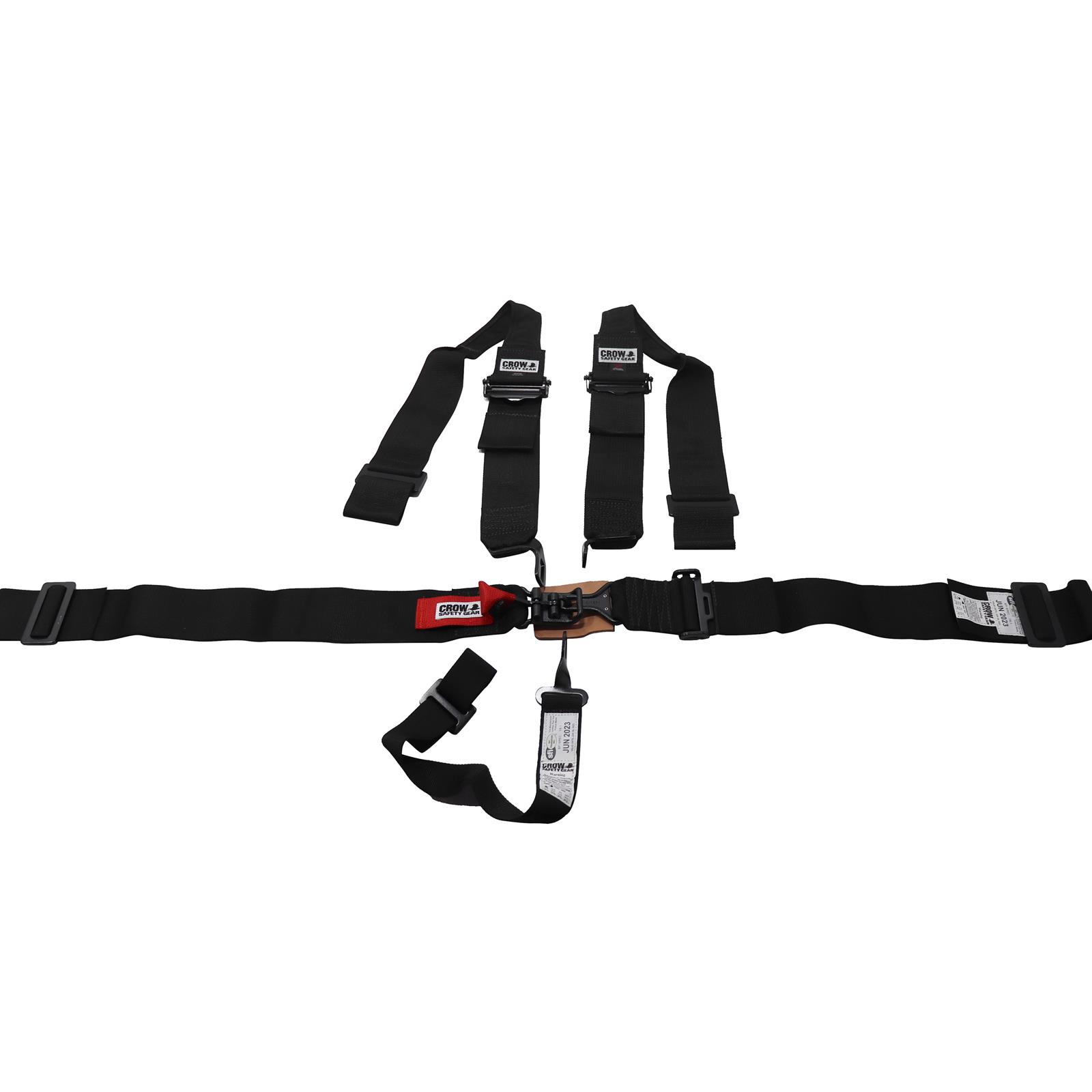 Crow 20054PRB Pro Series Racing Harness, 3 Inch, Black