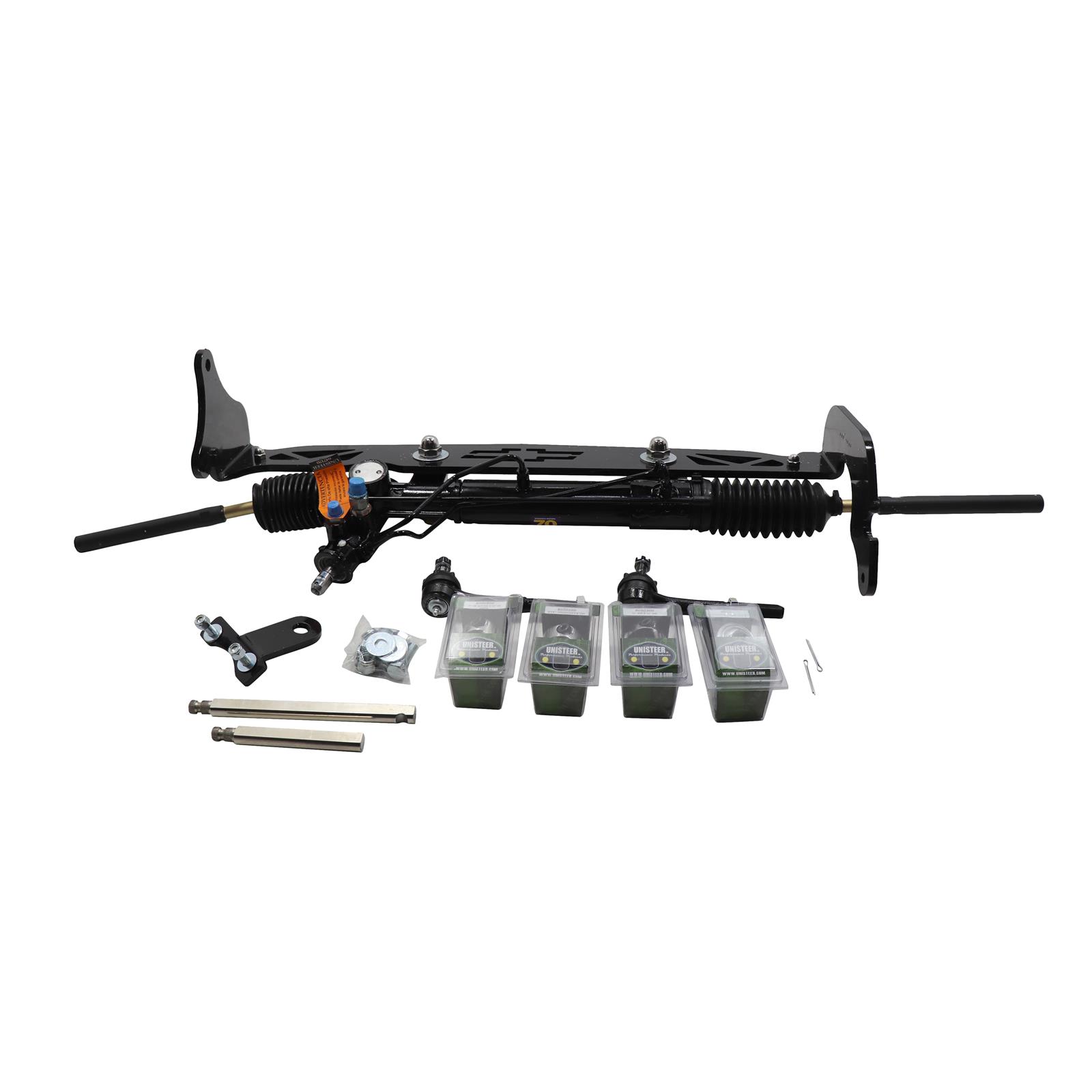 Unisteer Power Rack And Pinion Kit, 6772 Checy C10, Disc Brakes