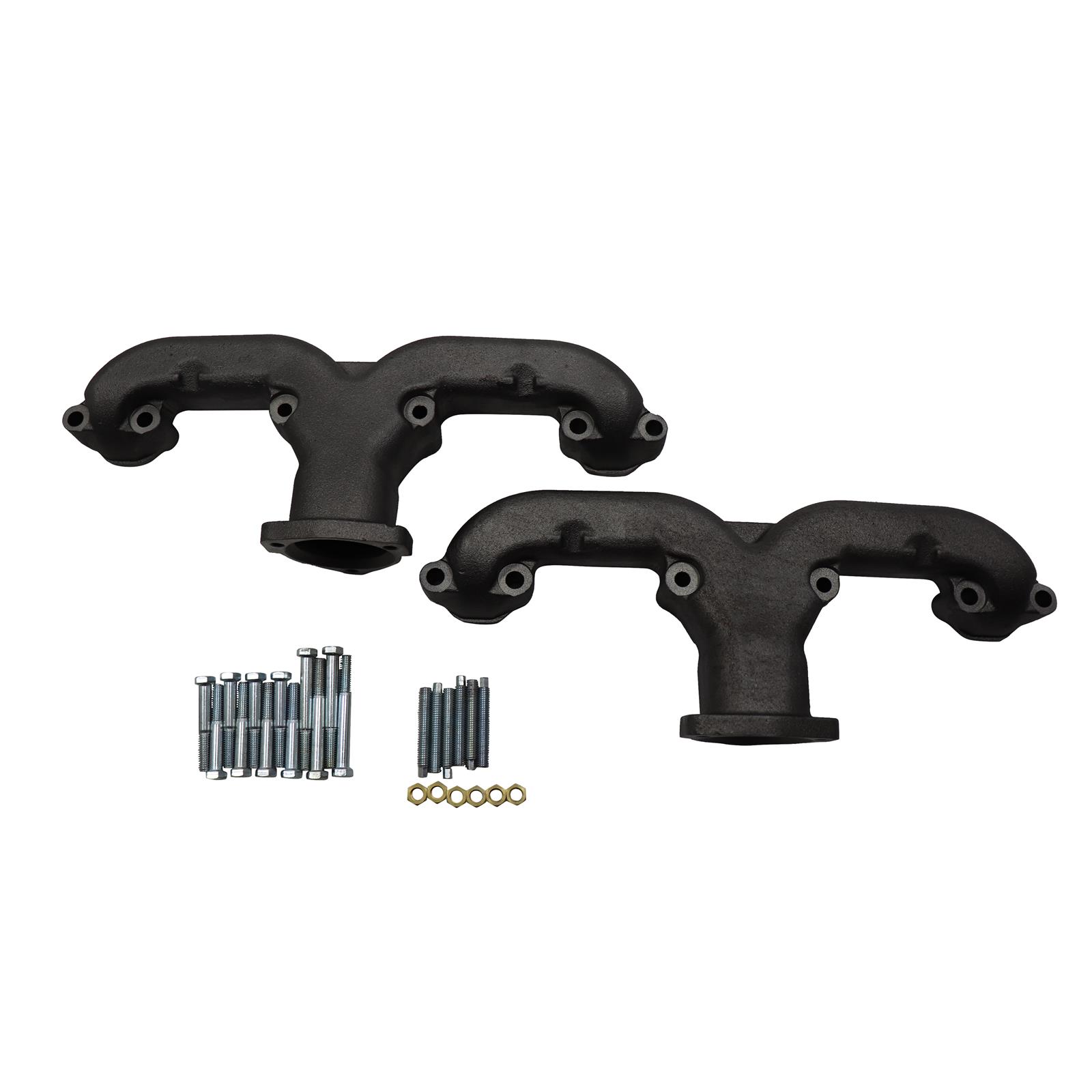 Smoothie Rams Horn Exhaust Manifolds, Small Block Chevy, Raw