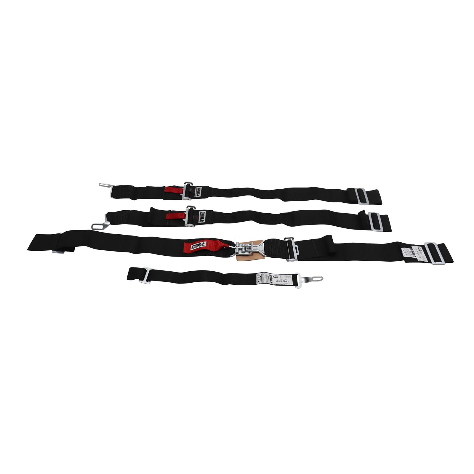 Crow 20054H 3 In Harness, Head and Neck Restraint Shoulder Belts