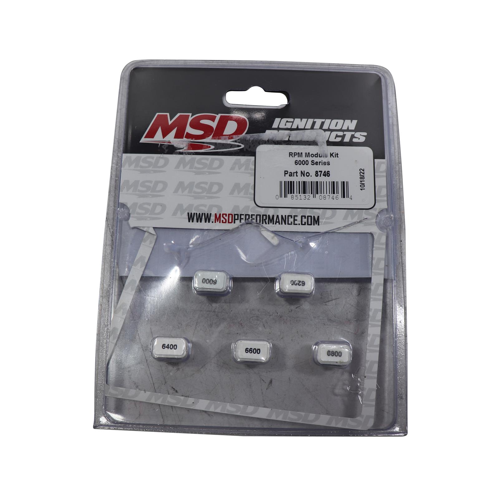 MSD 8746 RPM Rev Limiter Module Kit, 60006800 RPM