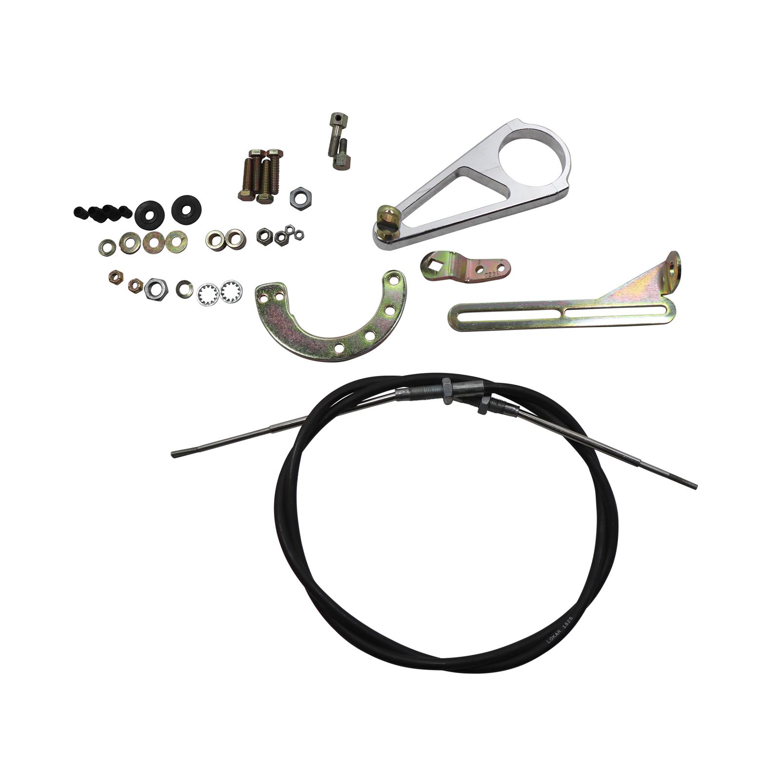 Lokar ACA1805 Steering Column Cable Shift Linkage, 21/4 Inch Co