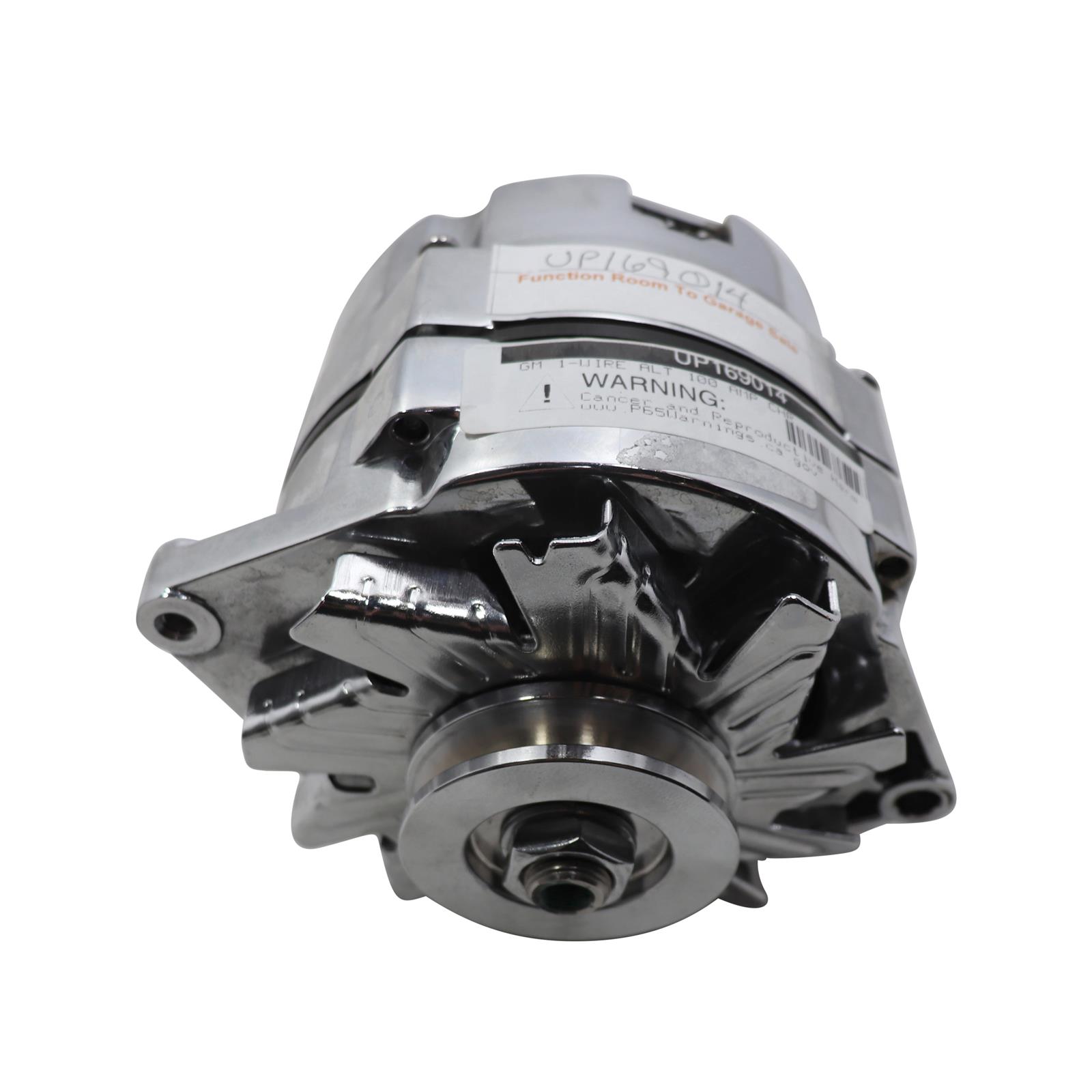 King Chrome GM One Wire Alternator, 100 Amp