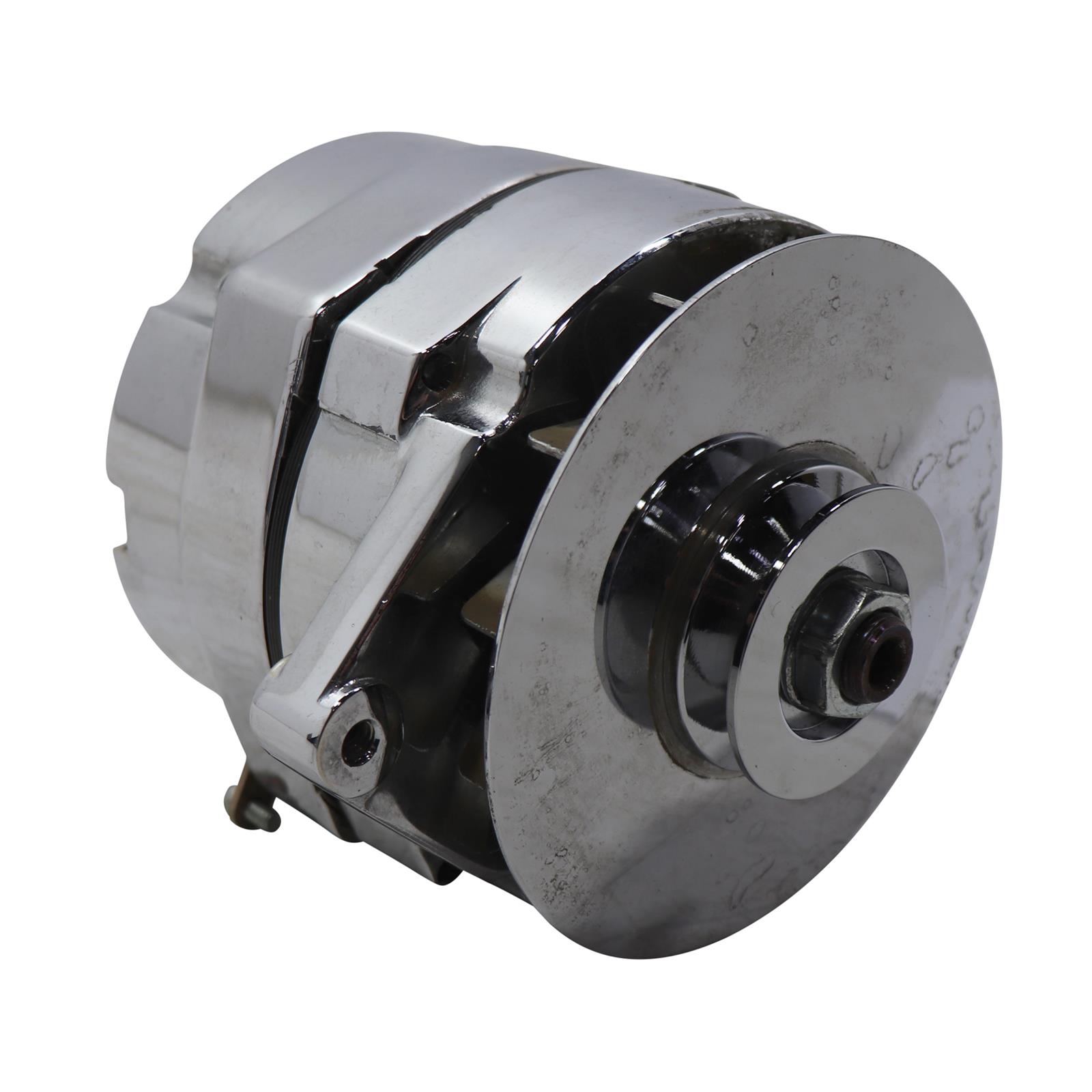 King Chrome GM One Wire Alternator, 100 Amp