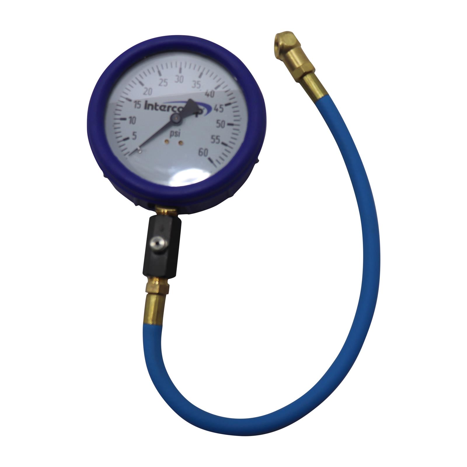 360060 4" GlowInTheDark Tire Pressure Gauge, 60 PSI