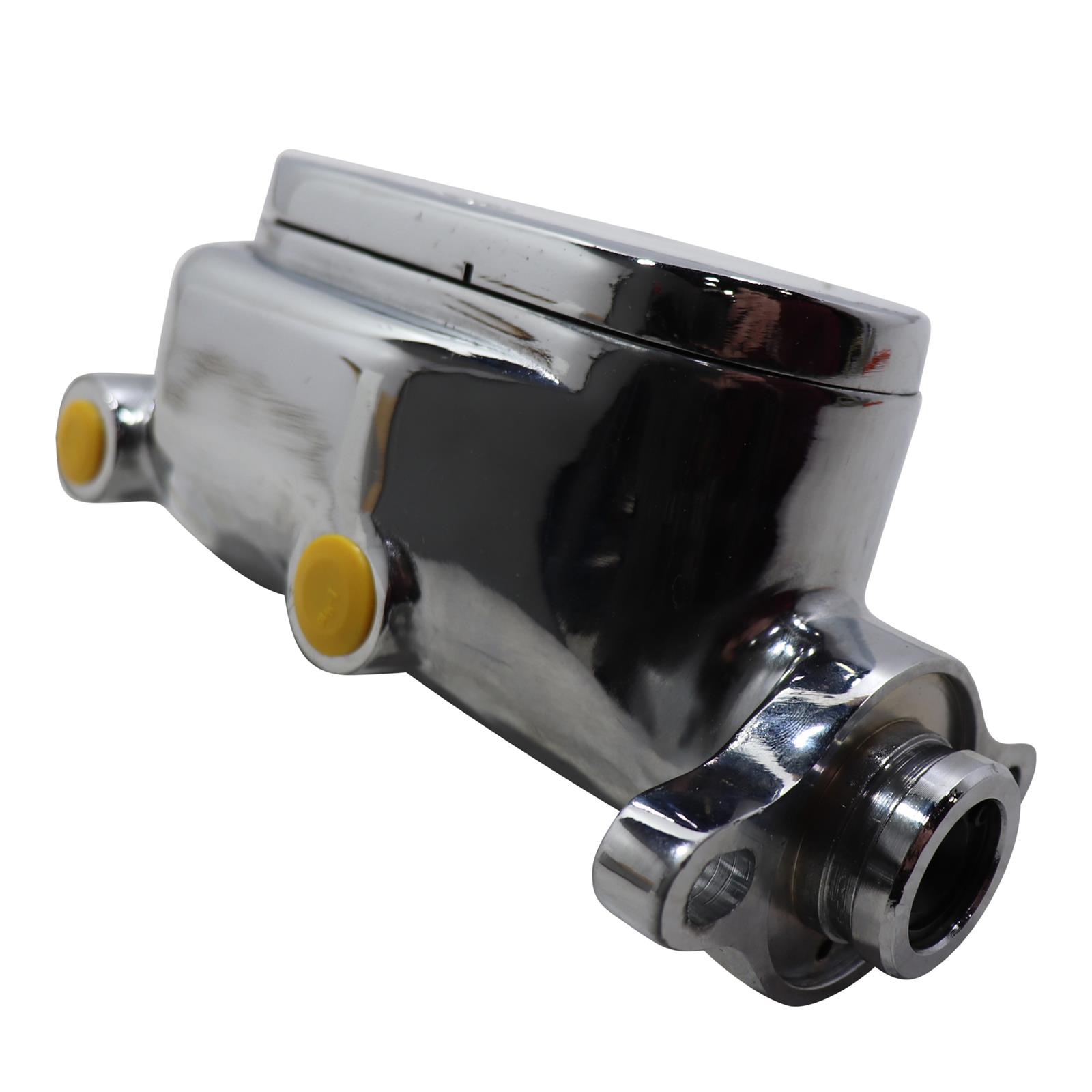 Universal GM, Smooth Top Aluminum Brake Master Cylinder, Chrome