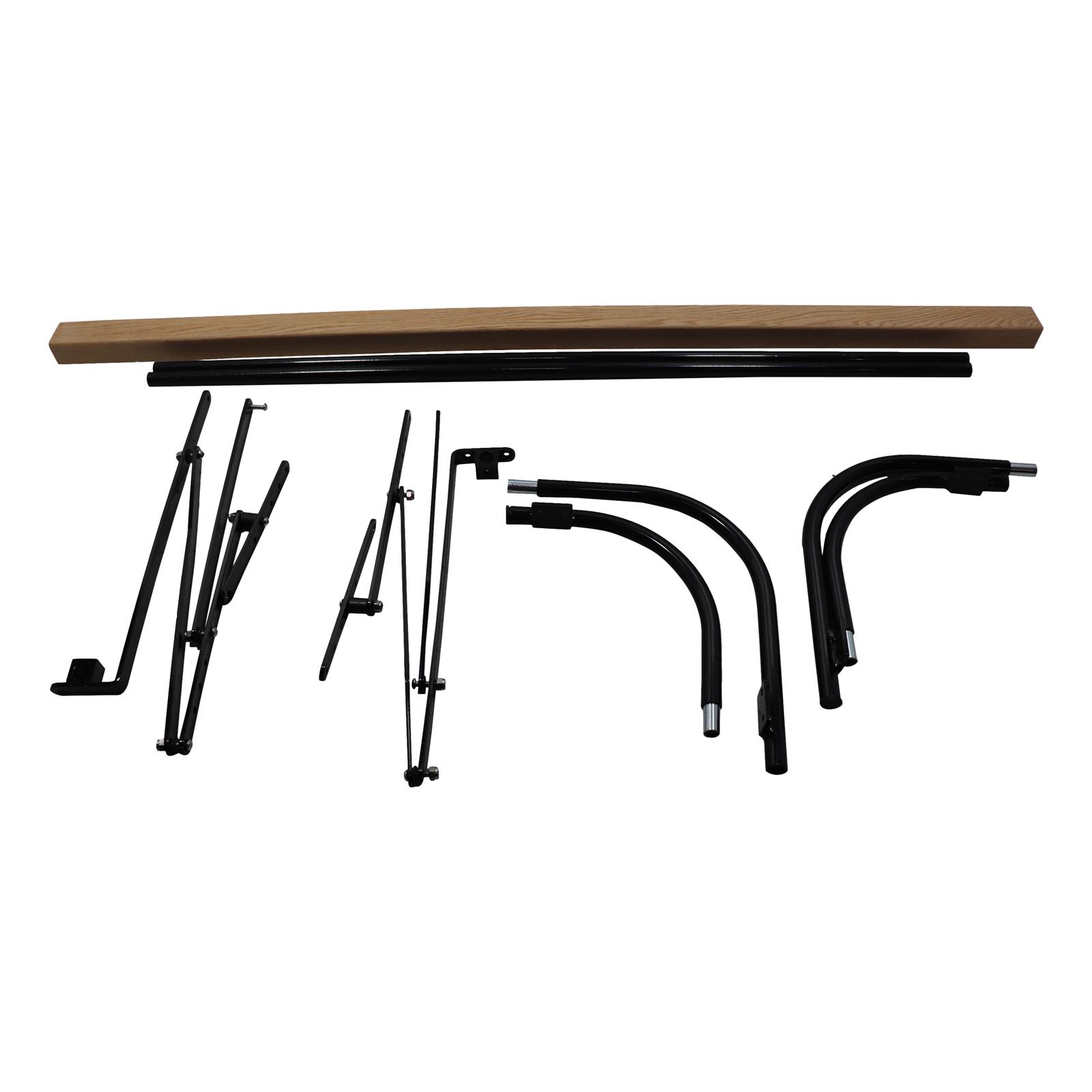 Kwik Top Universal Roadster Convertible Top Iron Kit, Plain Steel