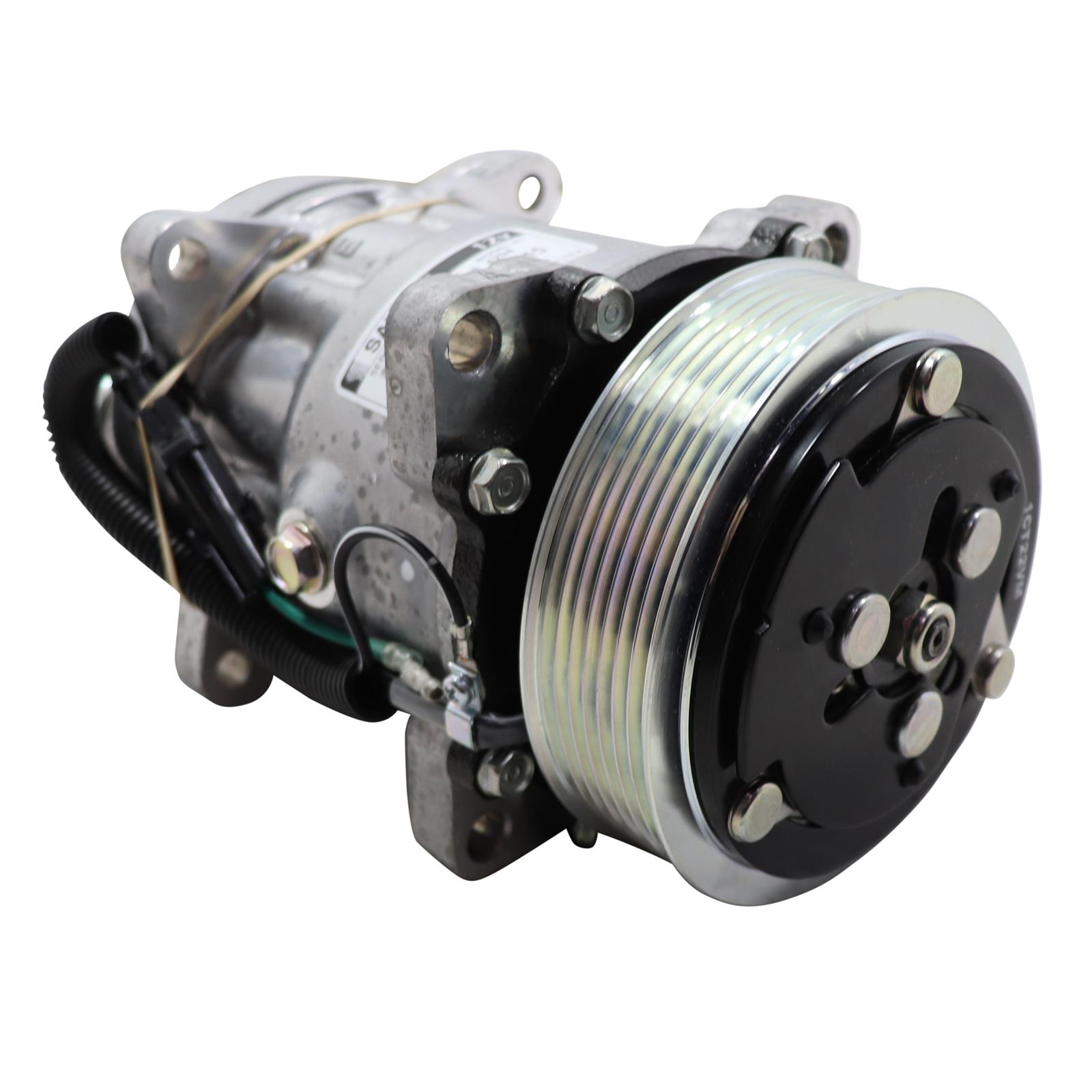 LS Classic Series GMLS5025 AC Compressor Sanden 709 Cast Finish