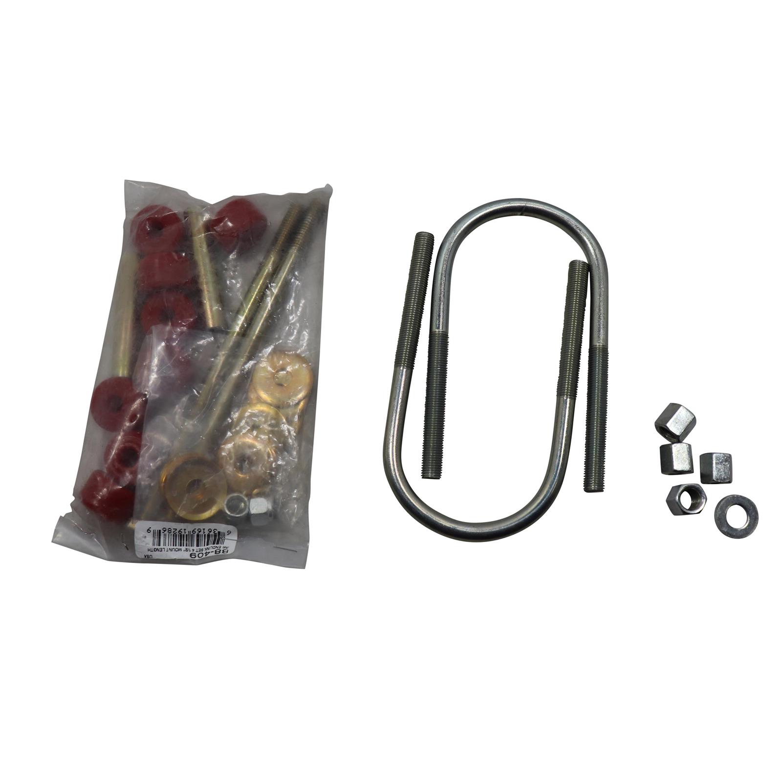 UMI 2244275R Rear End Sway Bar Mount Kit, 2.75 Inch Axle, Red