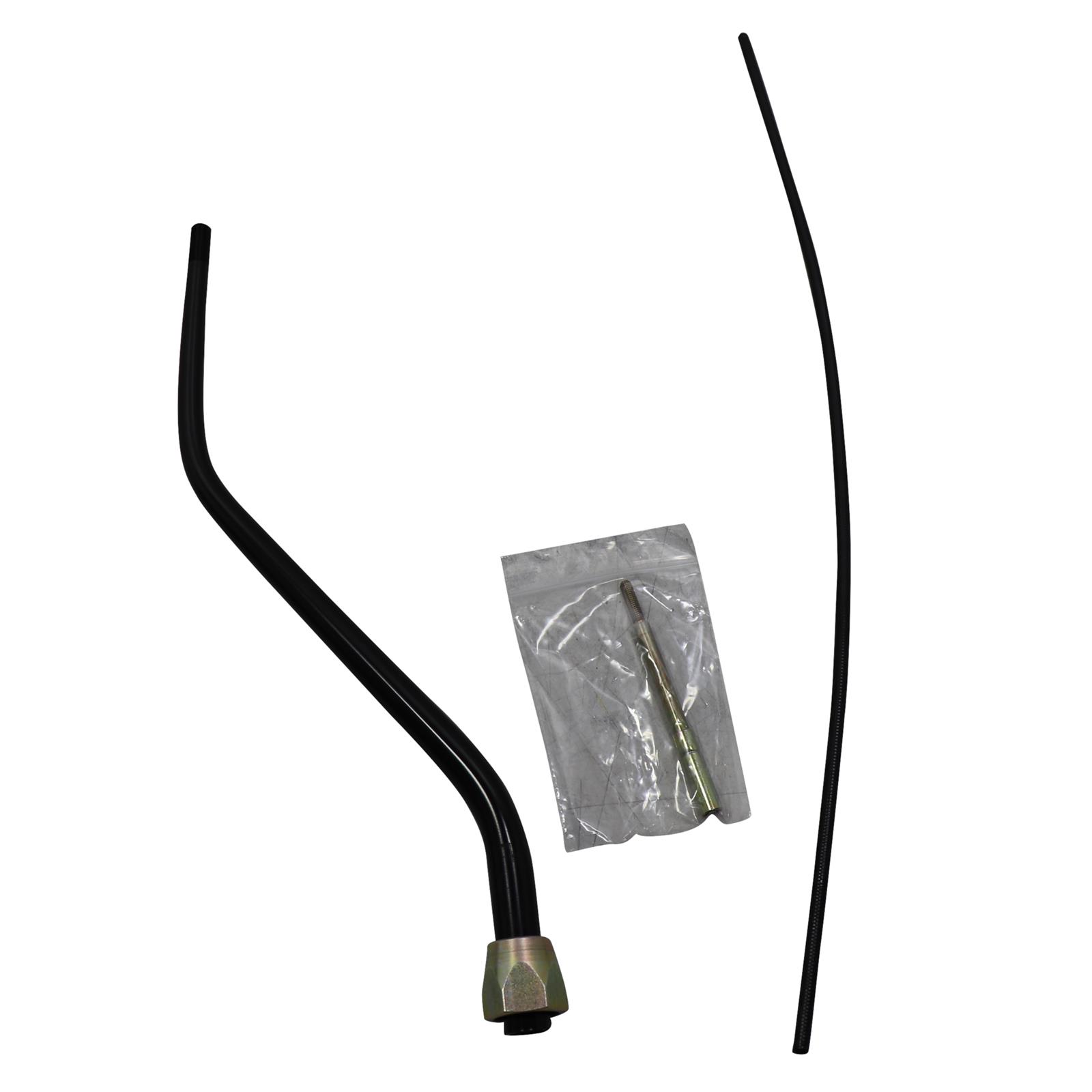 Lokar XRLK69014 Shift Lever Conversion Kit, 16 Inch Double Bend