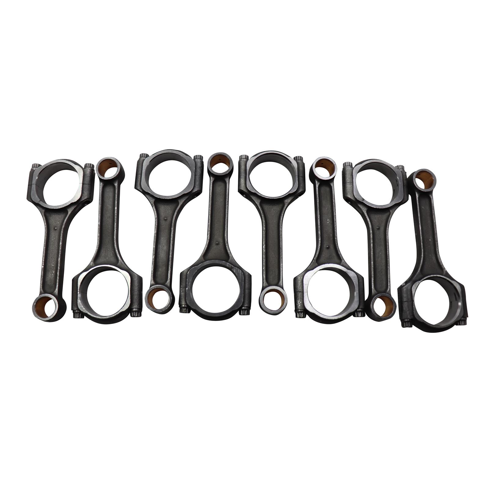 Small Block Chevy 5140 Steel I-Beam Rods, 6.0 Inch, Bushed Pin