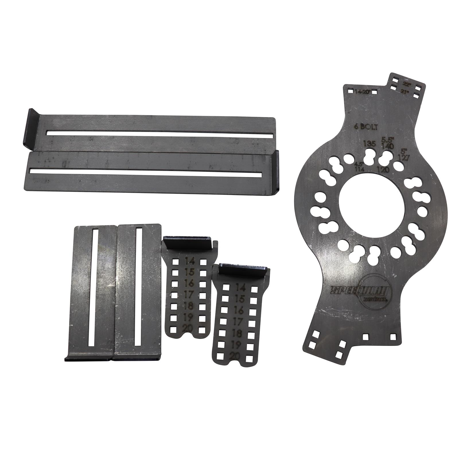 WheelWise™ Wheel Fitment Tool Tire Fit Testing Size, 6Lug