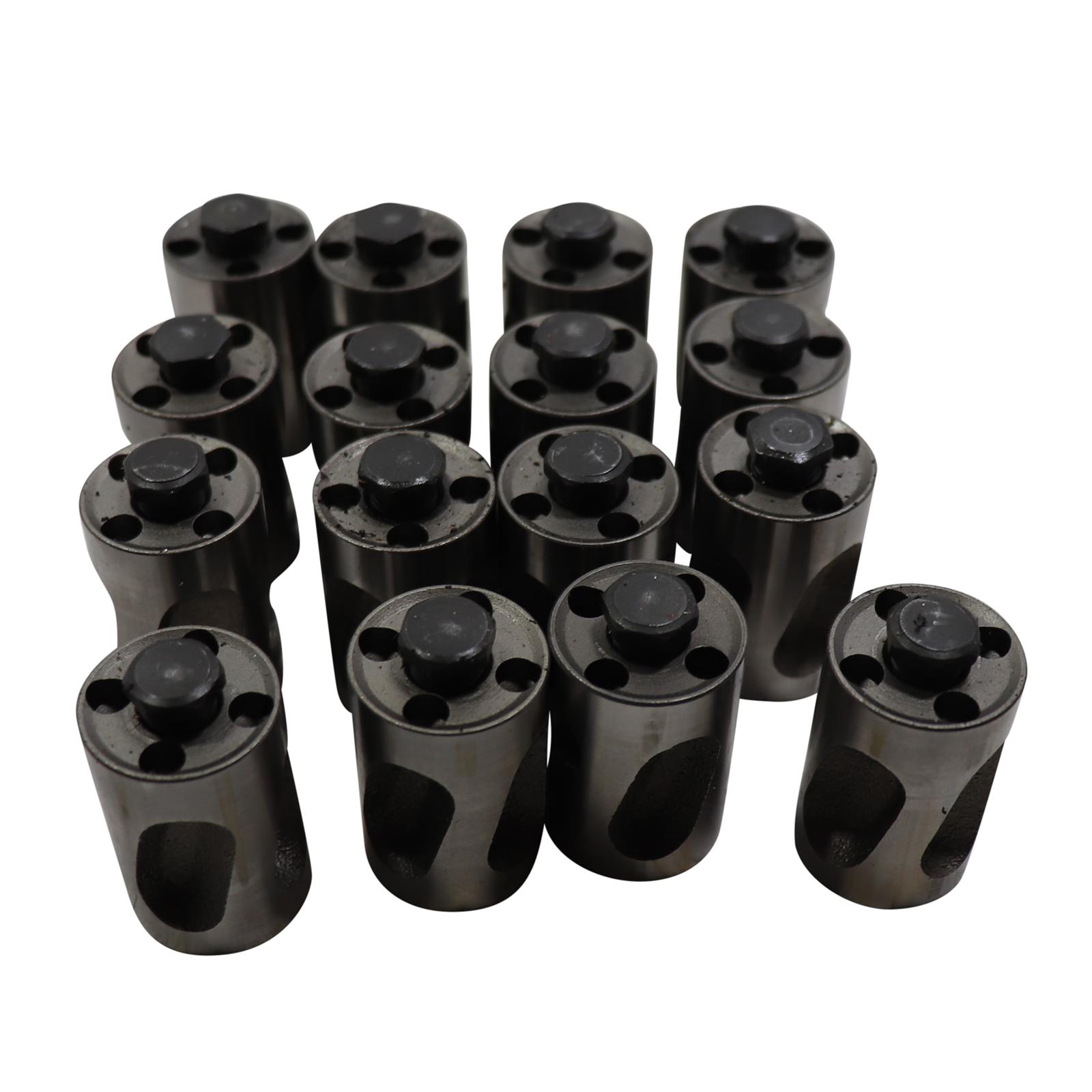 Johnson Flathead Ford Engine Valve Lifters, Adjustable, Set/16