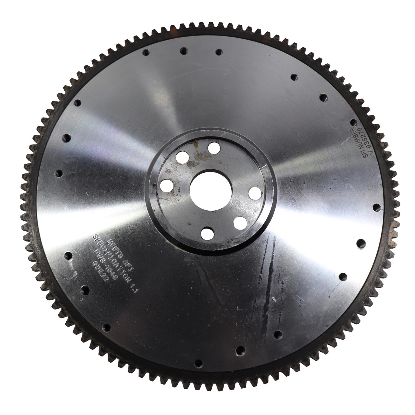 19491953 Ford Flathead V8 Billet Steel Flywheel, Natural Finish