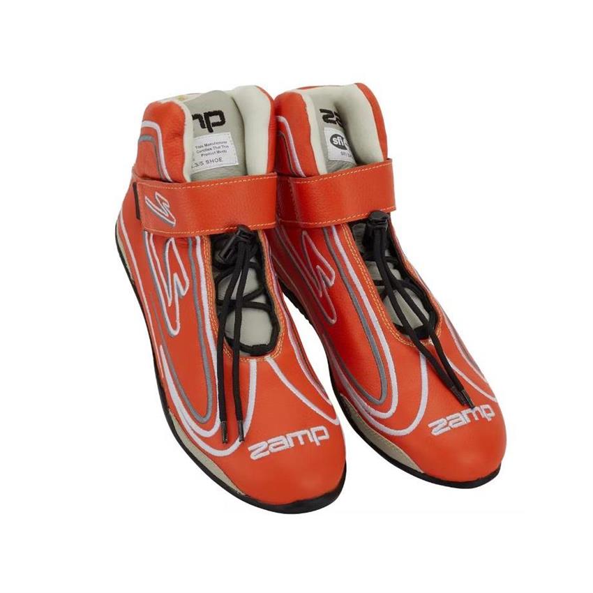 Zamp RS002C0809 ZR50 Racing Shoes, SFI 3.3/5, Orange, Size 8