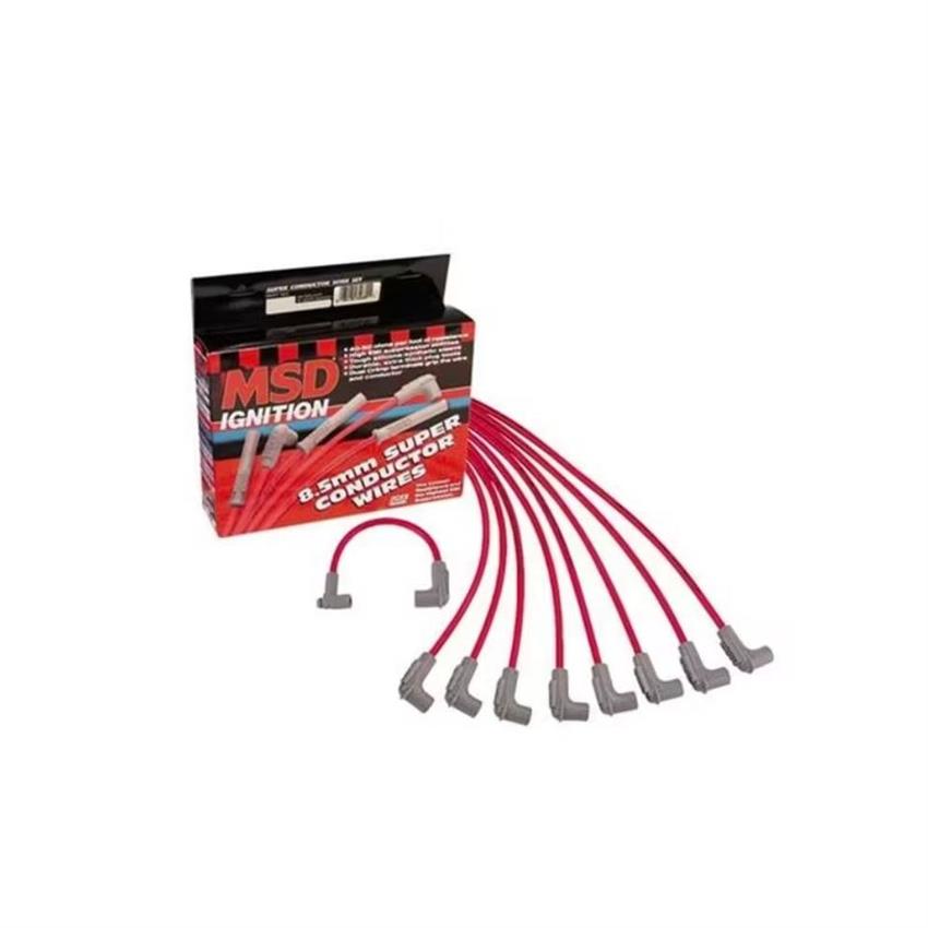 Msd 32829 Super Conductor MSD 32829 8.5mm Red Spark Plug Wire Set For LS1 Trucks - Chevy/GMC Avalanche, Silverado & More MSD Spark Plug Wires - Foto 10