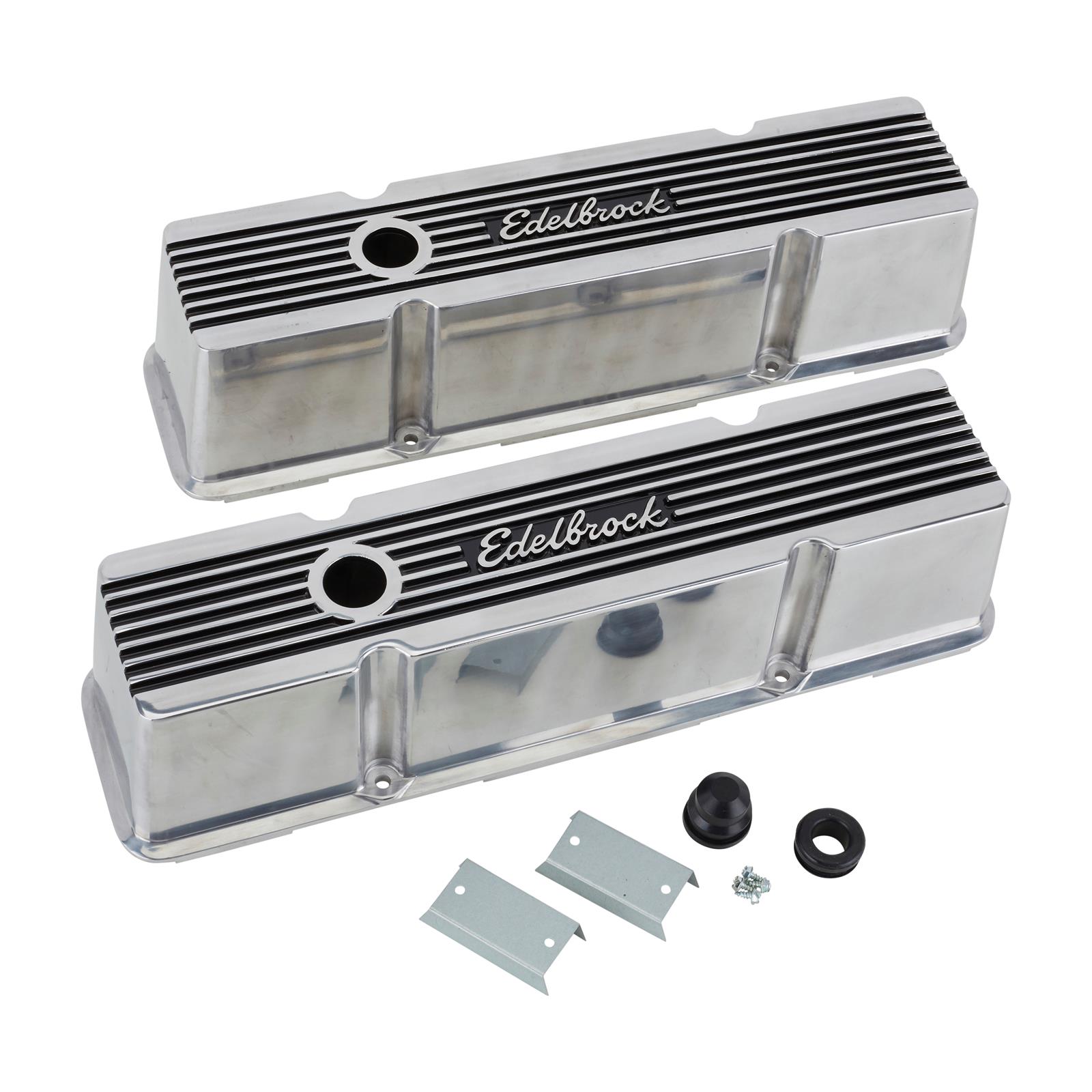 thumbnail image 2 of EDELBROCK 4262 Valve Cover Kit Elite II Series SBC Short 2 of 11