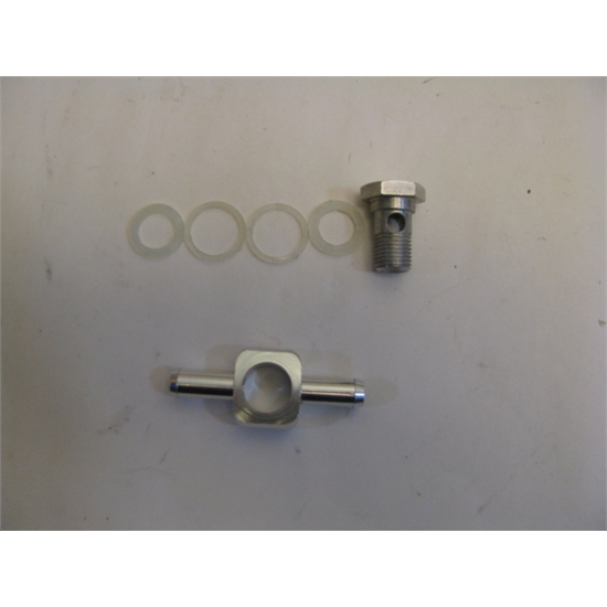 Garage Sale Dual Banjo Style Fuel Fittings, 5/16 Inch Hose