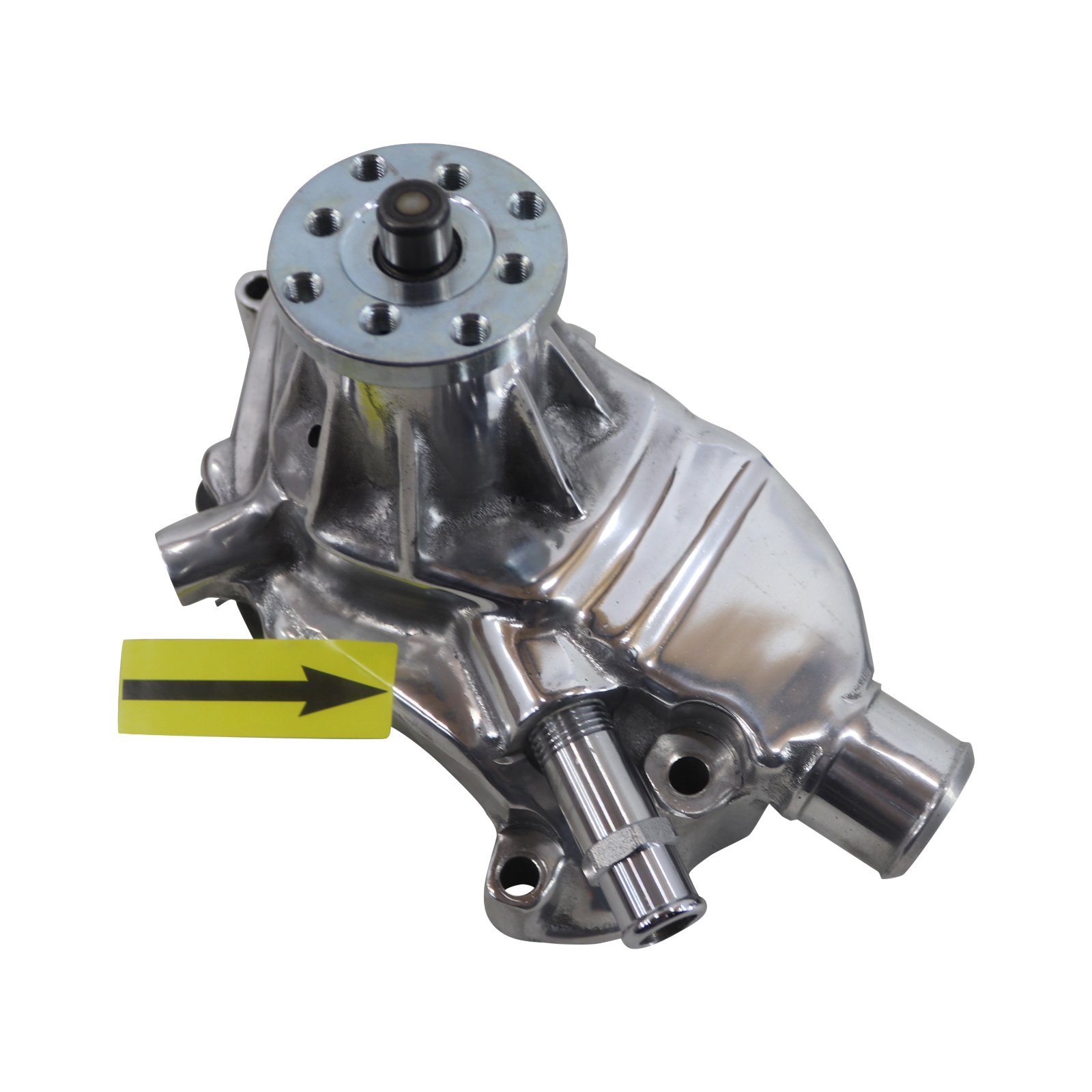 Tuff Stuff 1635EB Chevy Water Pump, SBC Short, Polished Aluminum